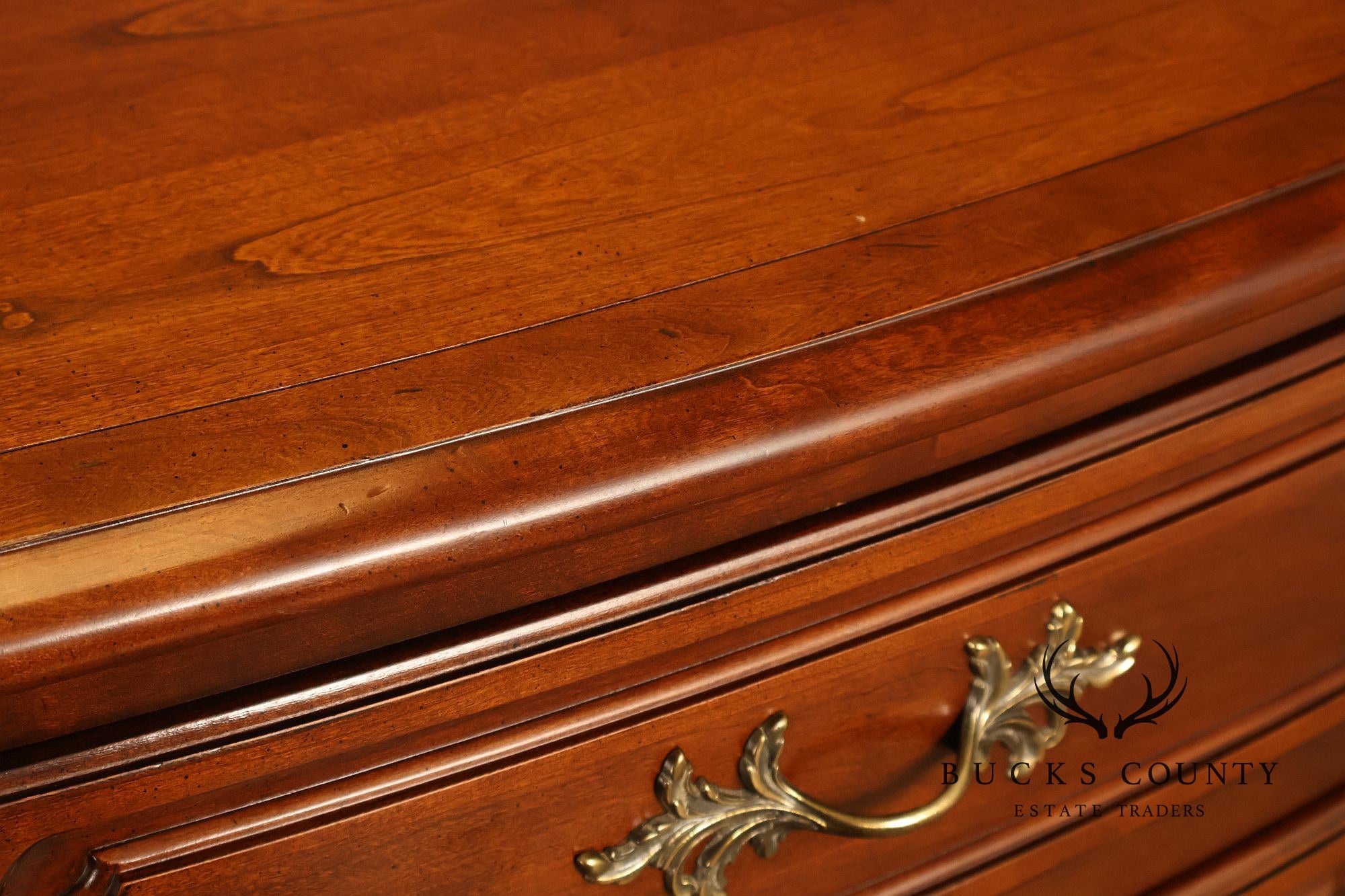 Century Furniture French Louis XV Style Cherry Lingerie Chest