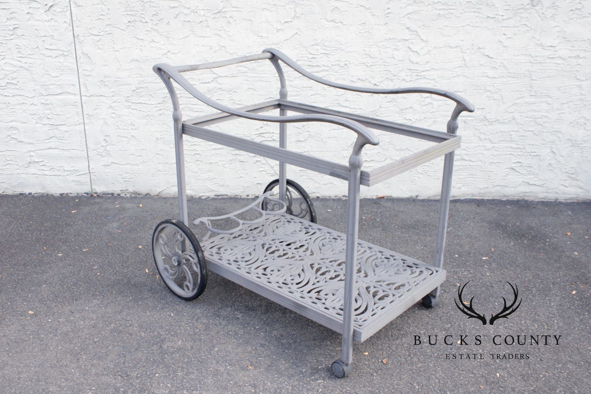 Hanamint 'Tuscany' Cast Aluminum Outdoor Bar Cart