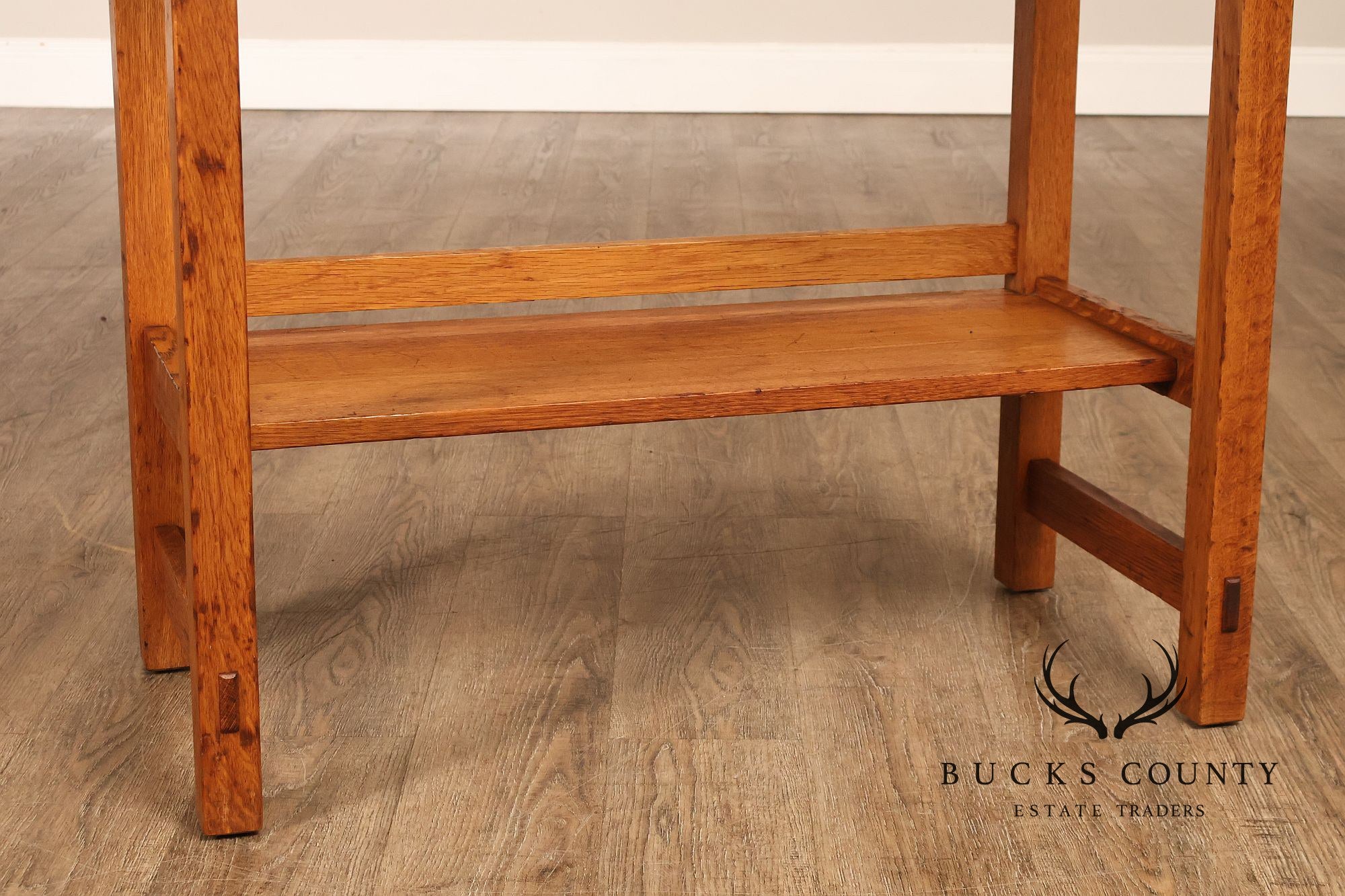 Antique Limbert Arts And Crafts Quarter Sawn Oak Server or Console Table