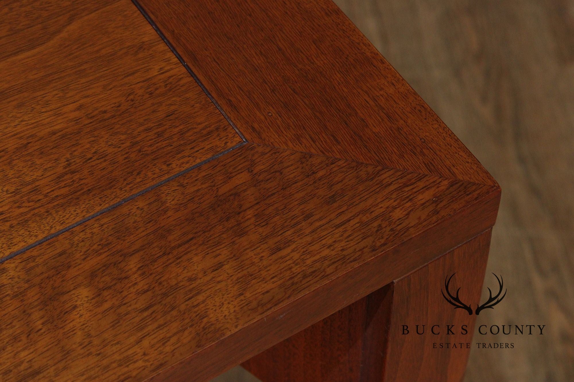 Baker Furniture Mid-Century Modern Style  Walnut Extension Dining Table