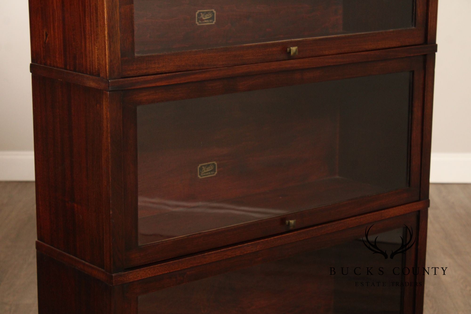 Hale Four-Stack Mahogany Barrister Bookcase