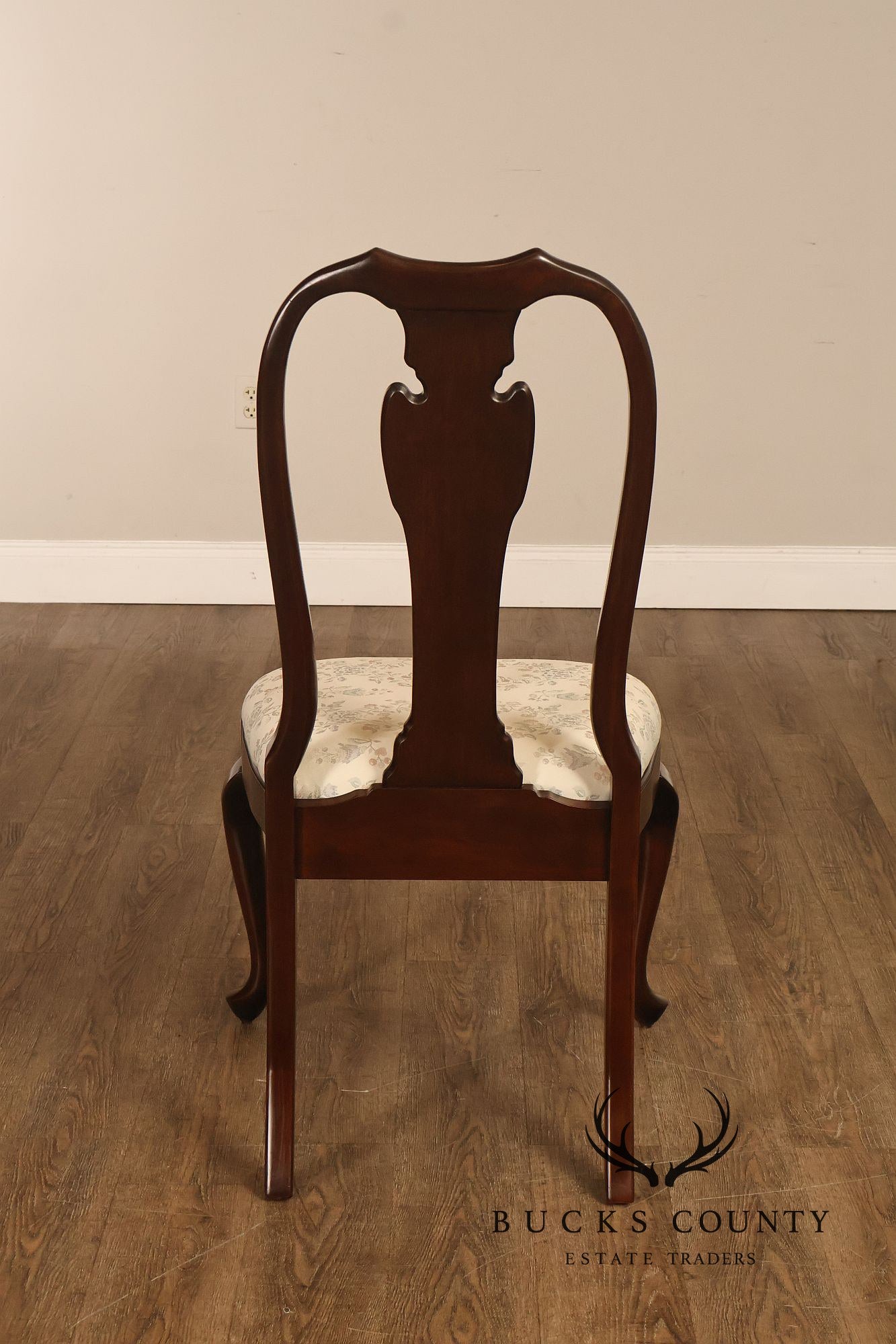 Harden Queen Anne Style Set of Six Cherry Dining Chairs