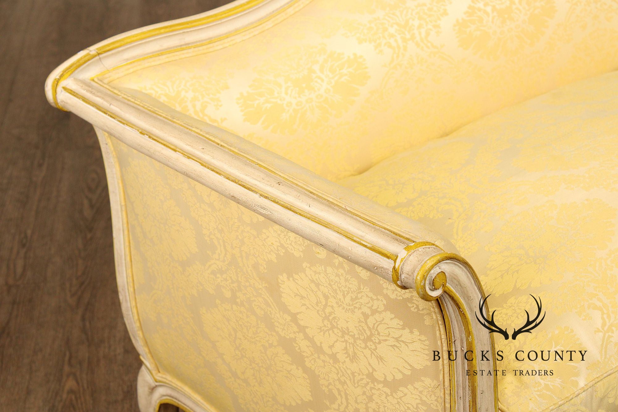 Meyer Gunther Martini Pair of French Louis xv Style Painted Loveseats