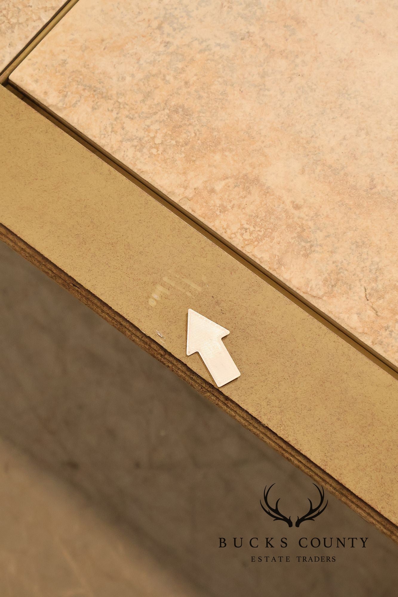 Woodard 'Landgrave' Outdoor Patio Tile-Top Dining Table