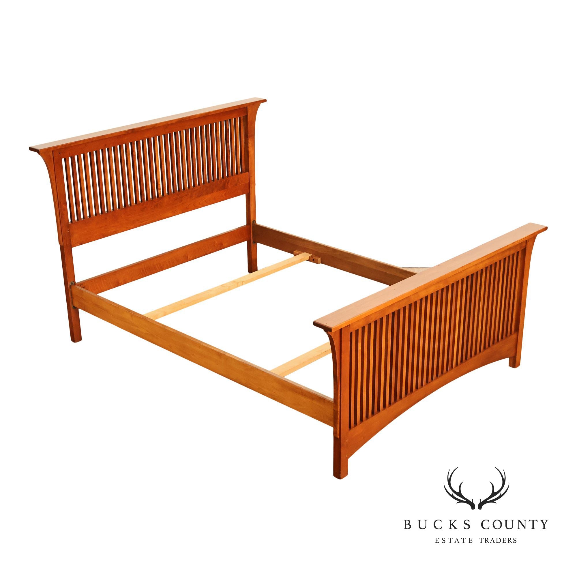 Stickley Mission Collection Cherry Spindle Full Size Bed