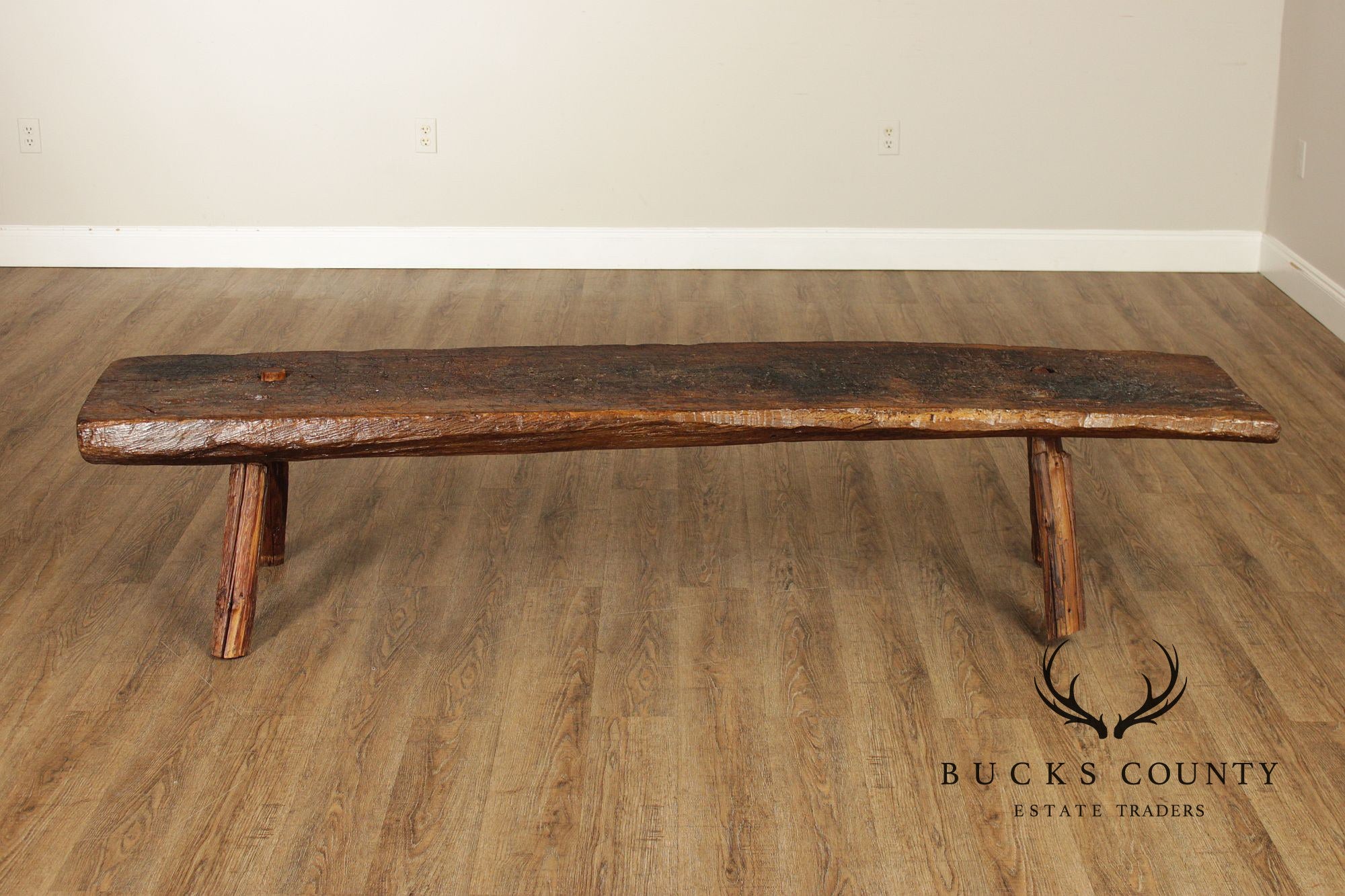 Antique Rustic Long Pig Bench