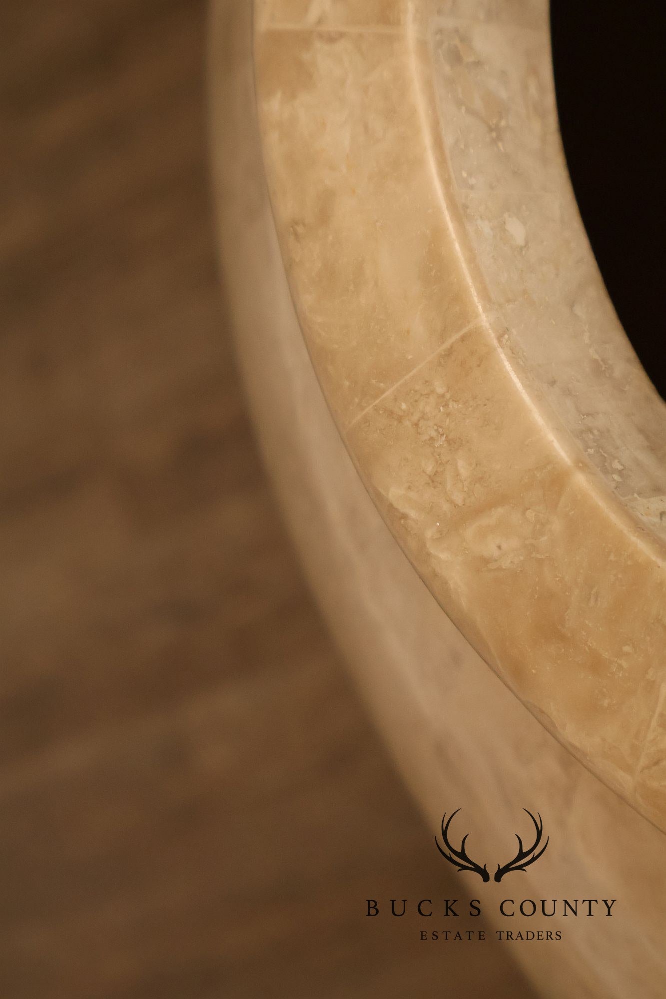 Contemporary Tessellated Stone Floor Vase