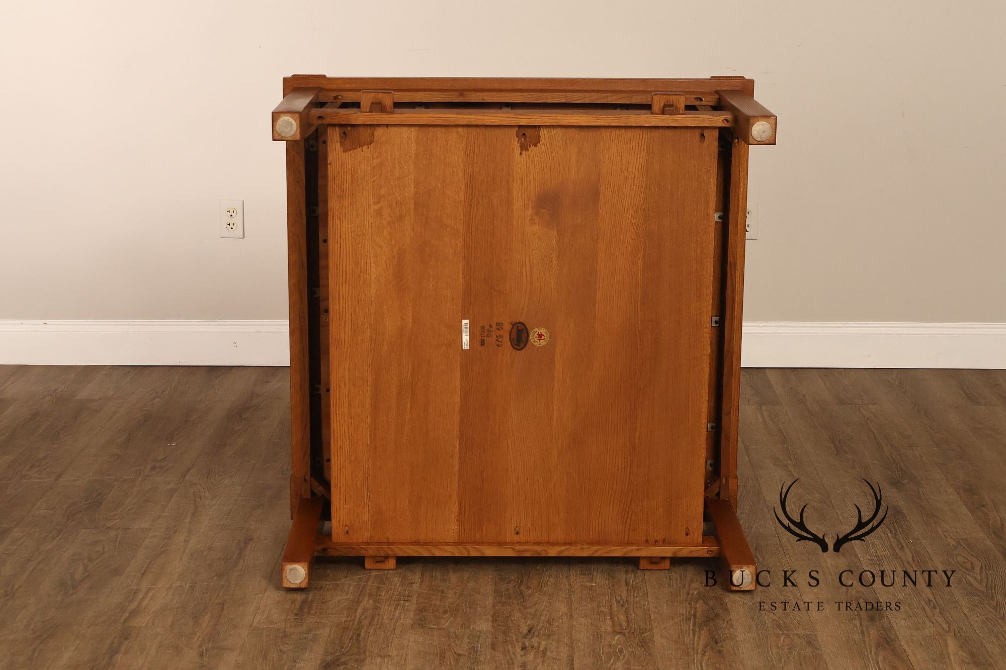 Stickley Mission Collection Tile Top Square Oak Coffee Table