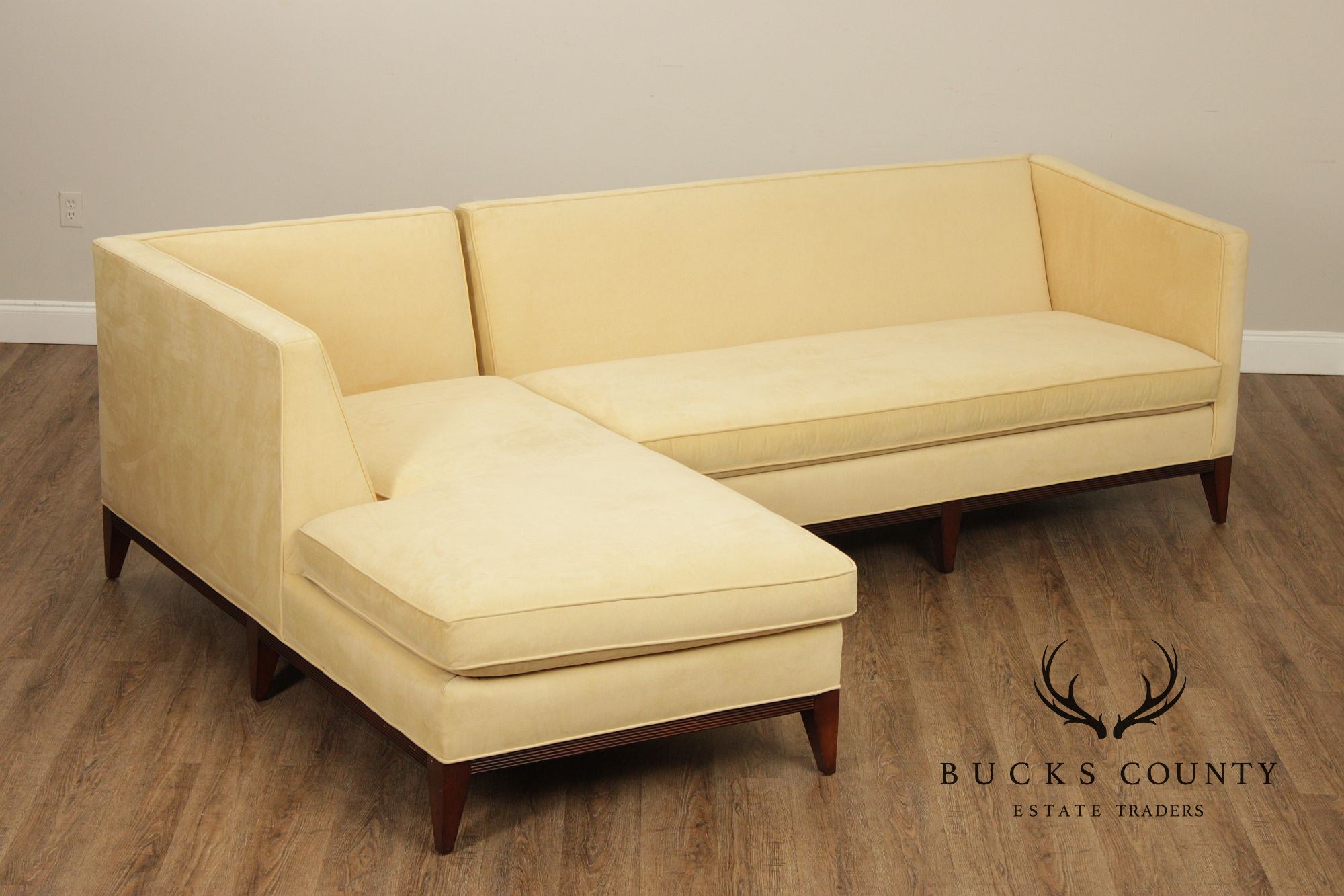 Sherrill Classic Modern Style Two-Piece Sectional Sofa