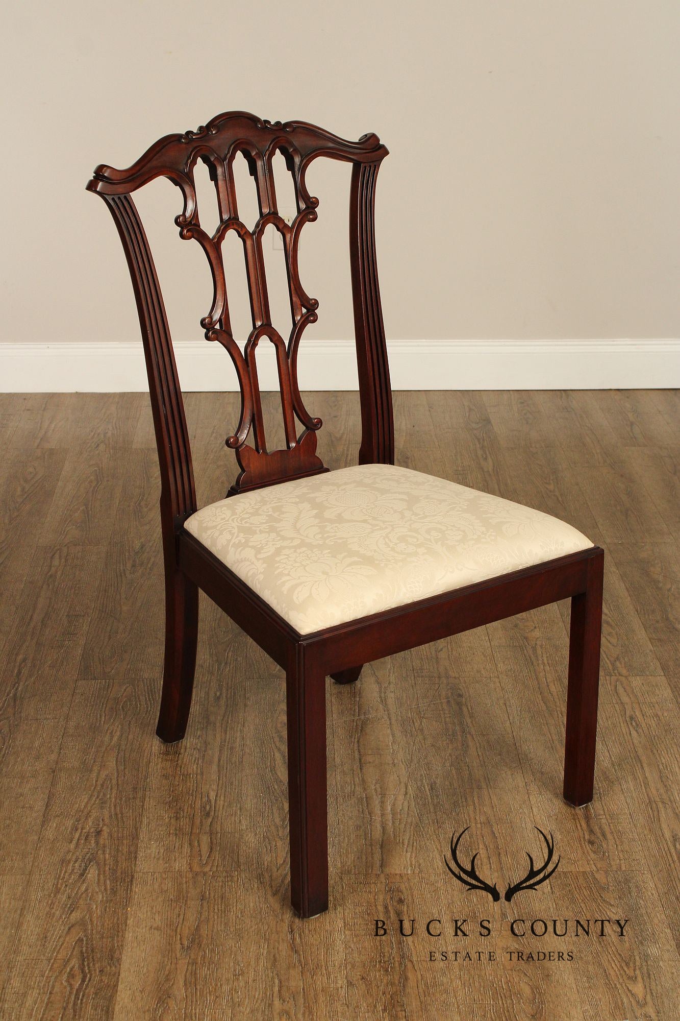 Henkel Harris Georgian Style Set of Six Mahogany Dining Chairs