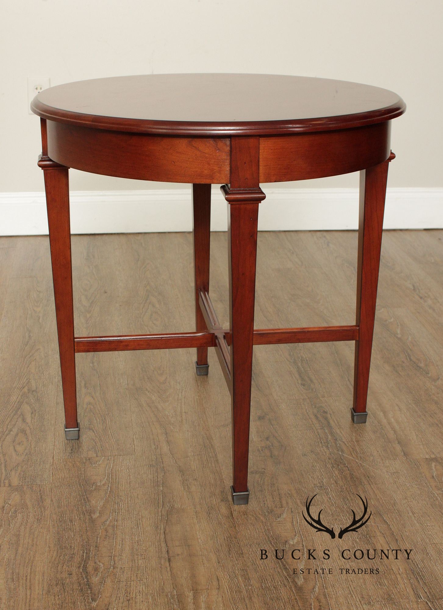 Harden Cherry Round Top Side Table