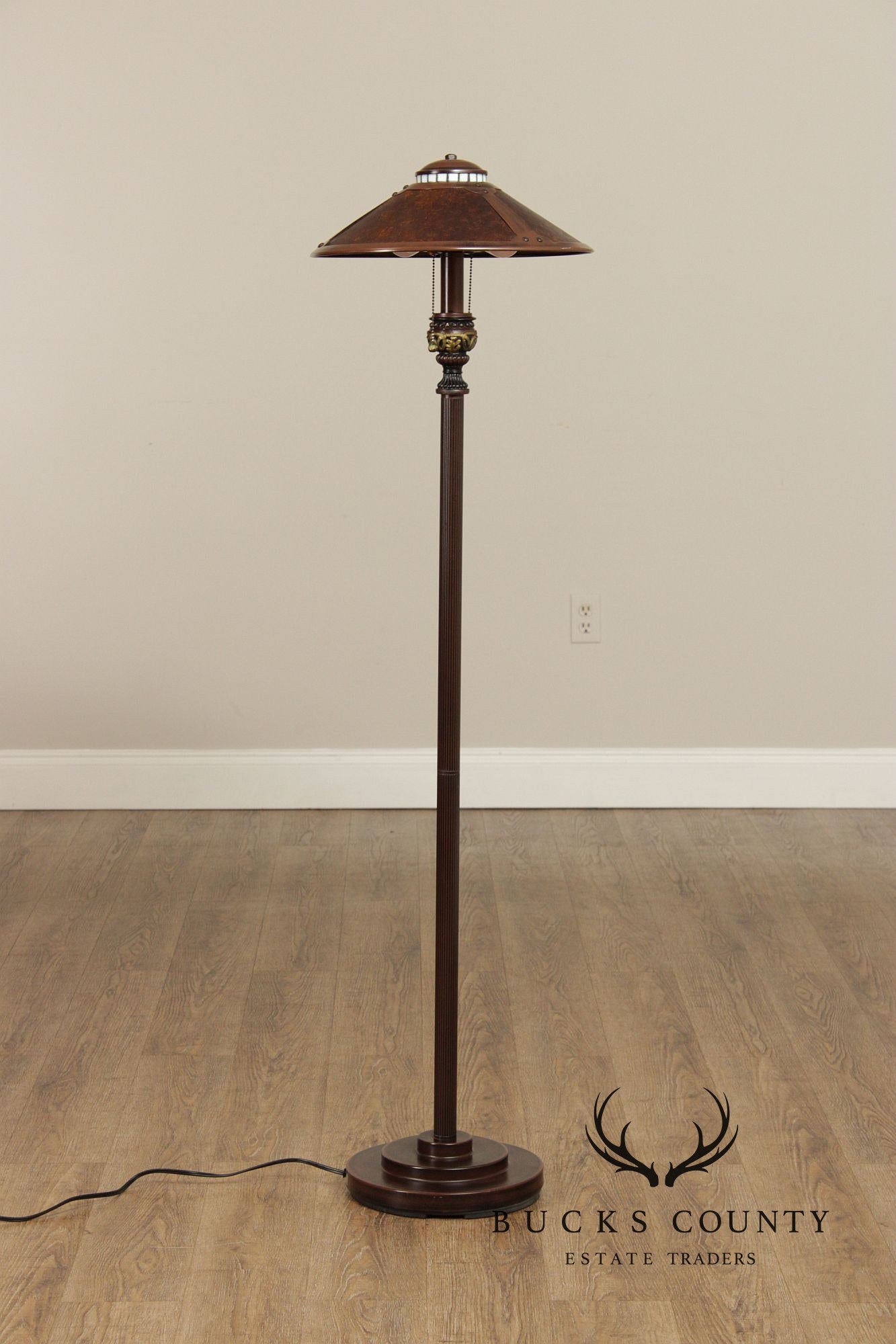 Arts and Crafts Style Pair of Floor Lamps