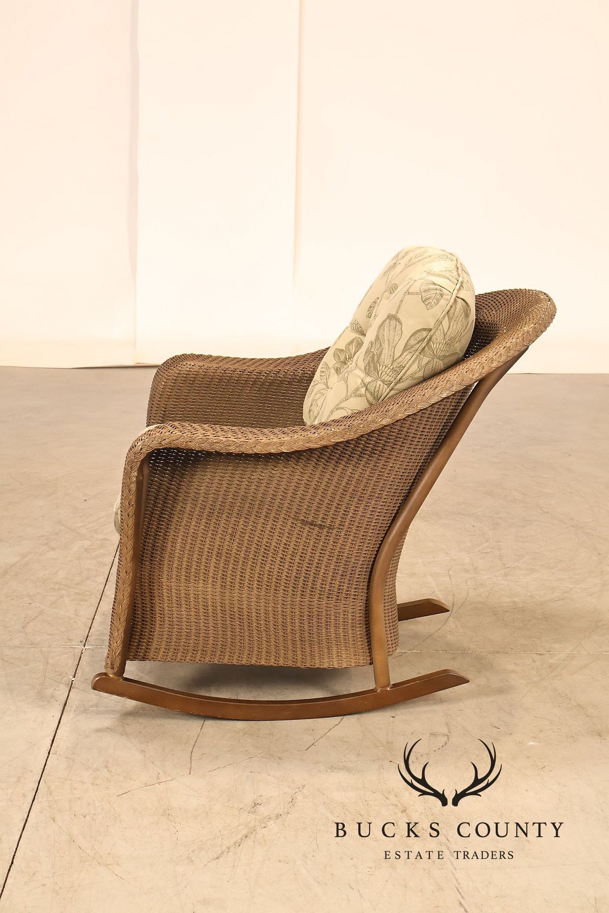 Lloyd Flanders Reflections All-Weather Lloyd Loom Wicker Porch Rocking Chair