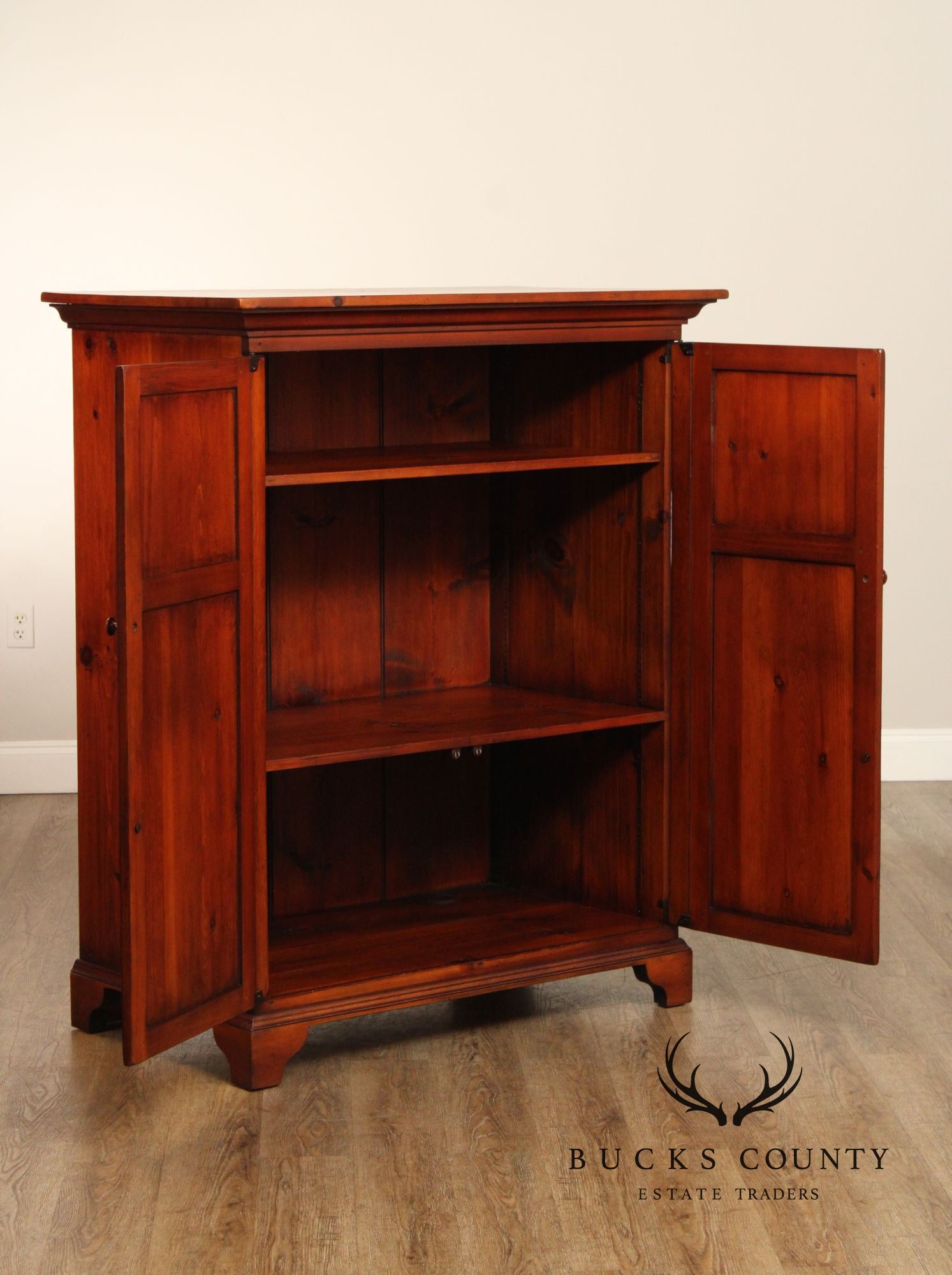 William Draper Farmhouse Pine Storage Cupboard