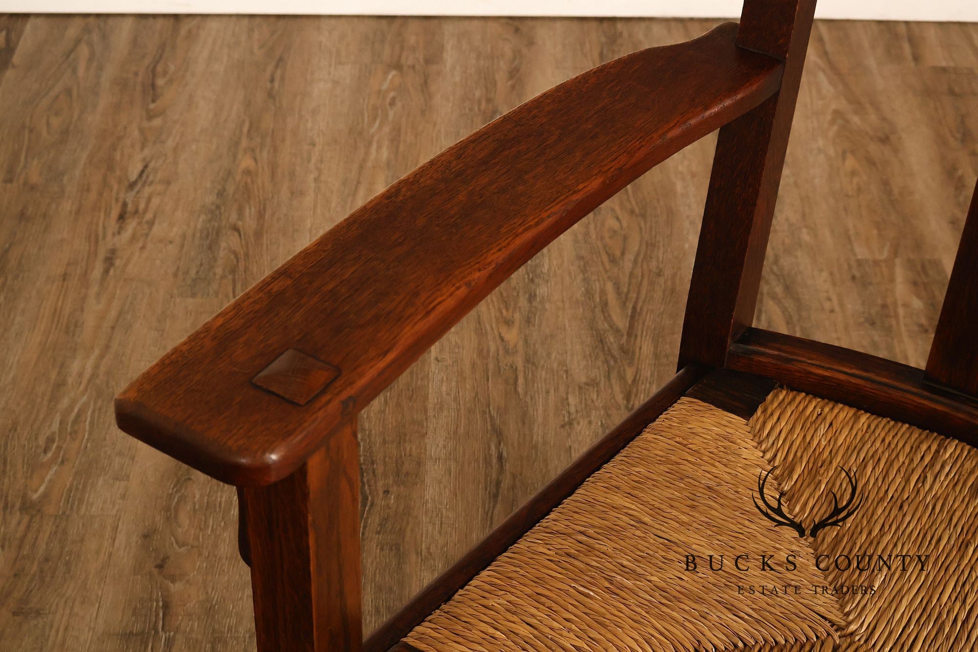 Limbert Antique Mission Oak Arts & Crafts Armchair