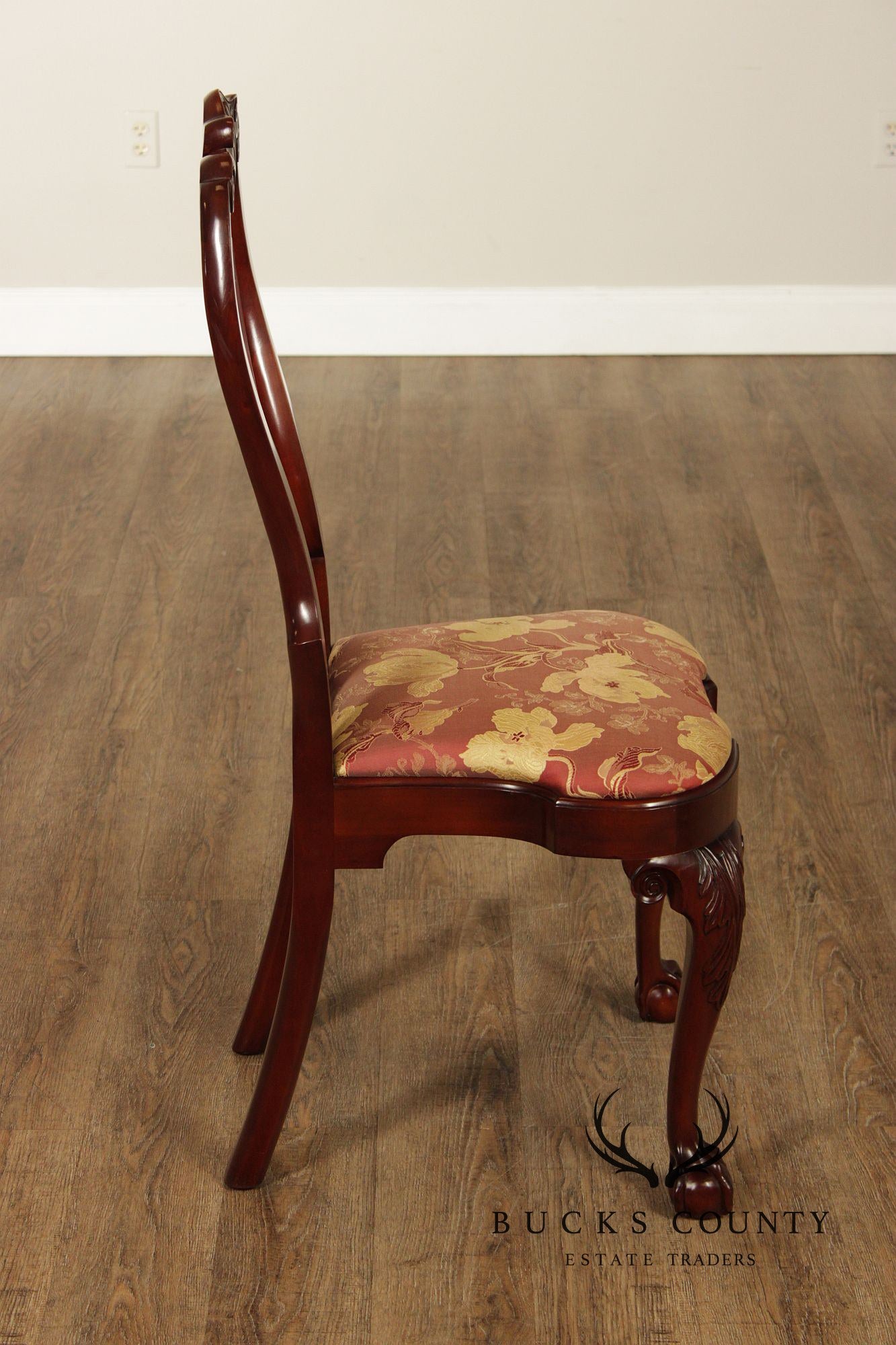 Kindel Winterthur Collection Set Of Six Carved Dining Chairs