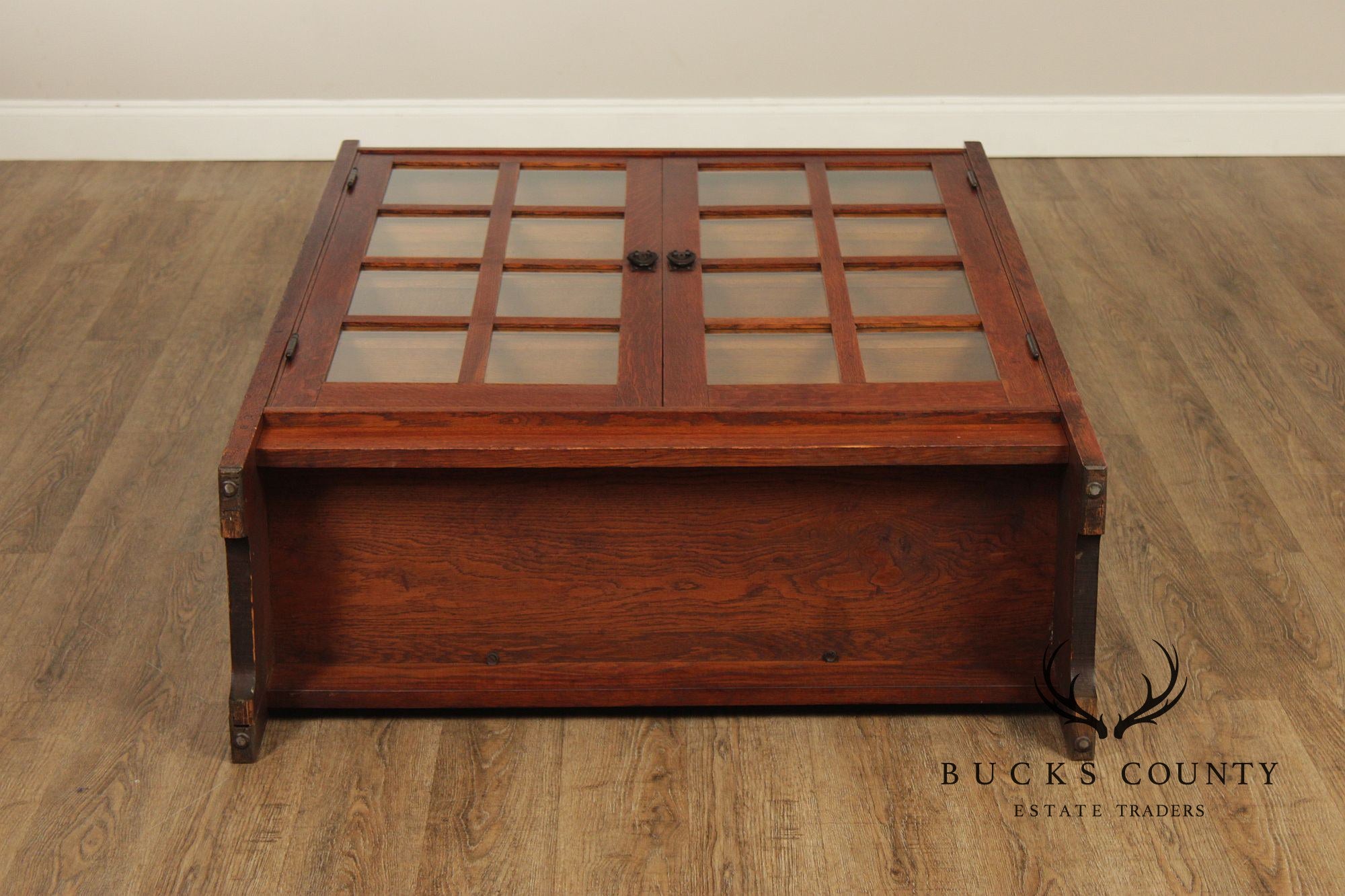 Gustav Stickley Antique Mission Oak No. 815 China Cabinet