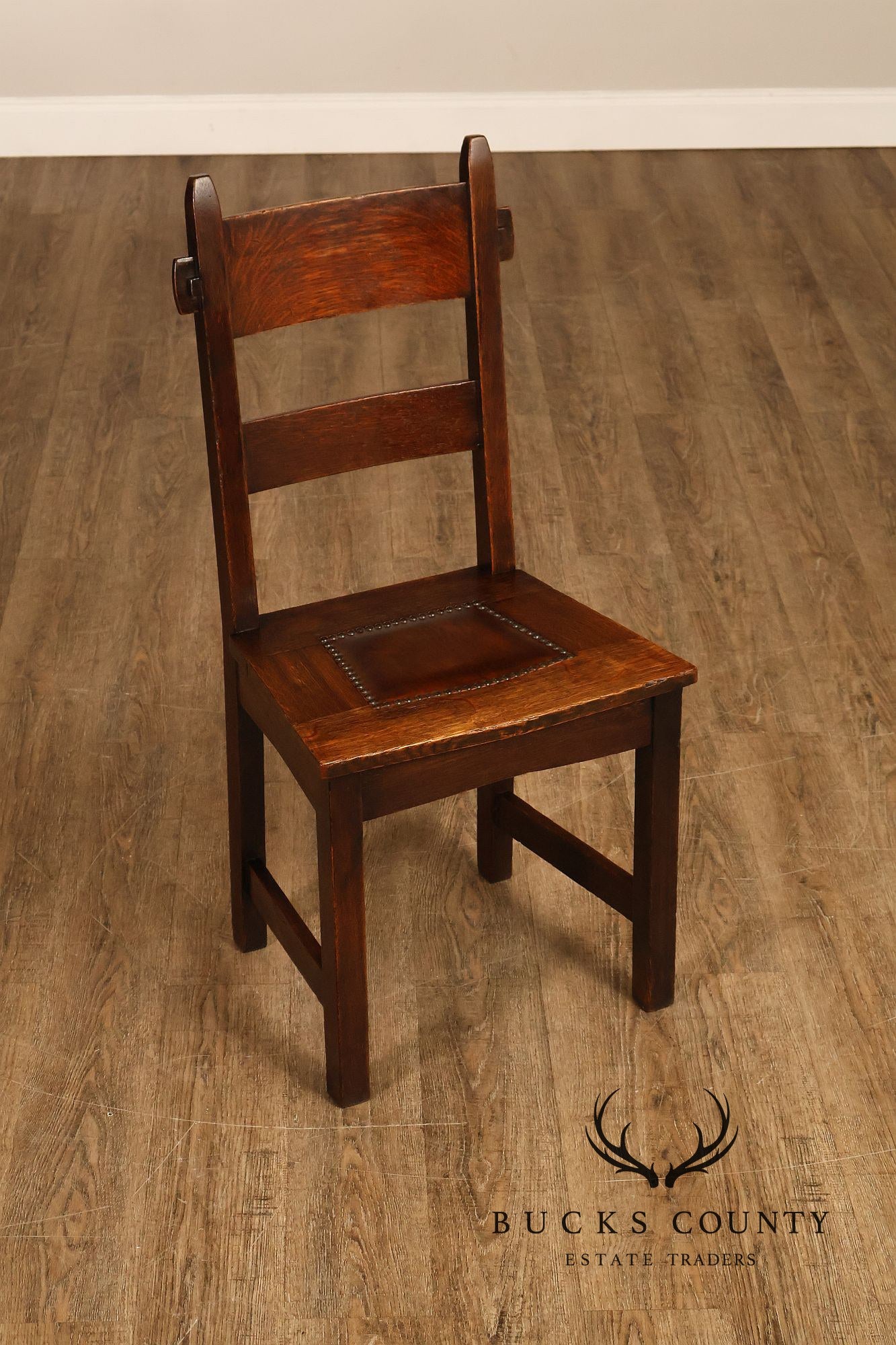 Gustav Stickley Antique Rabbit Ear #1291 Dining Chair