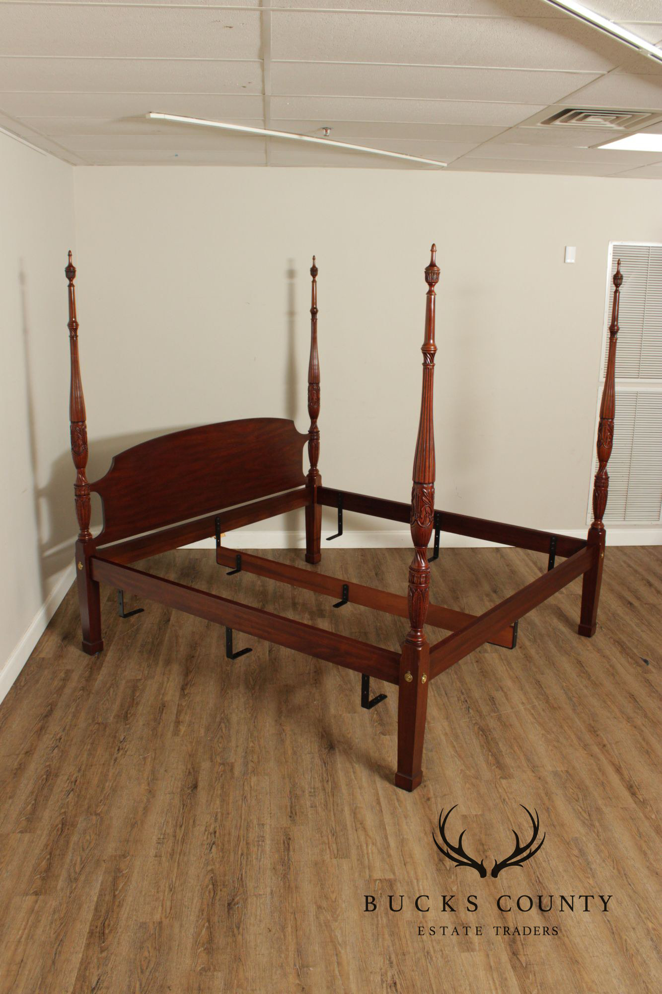 Henkel Harris Mahogany King Size Poster Bed
