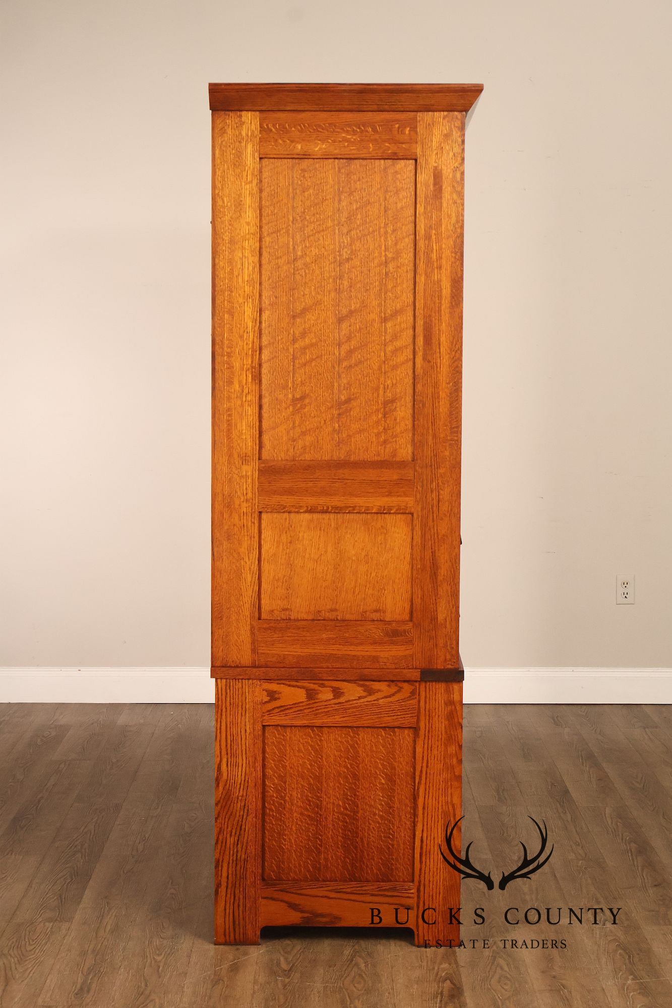 Michaels For Restoration Hardware Arts & Crafts Mission Oak Entertainment Armoire