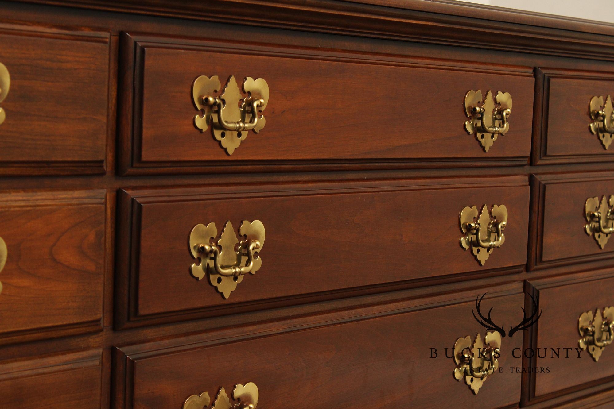 Harden Chippendale Style Cherry Long Dresser