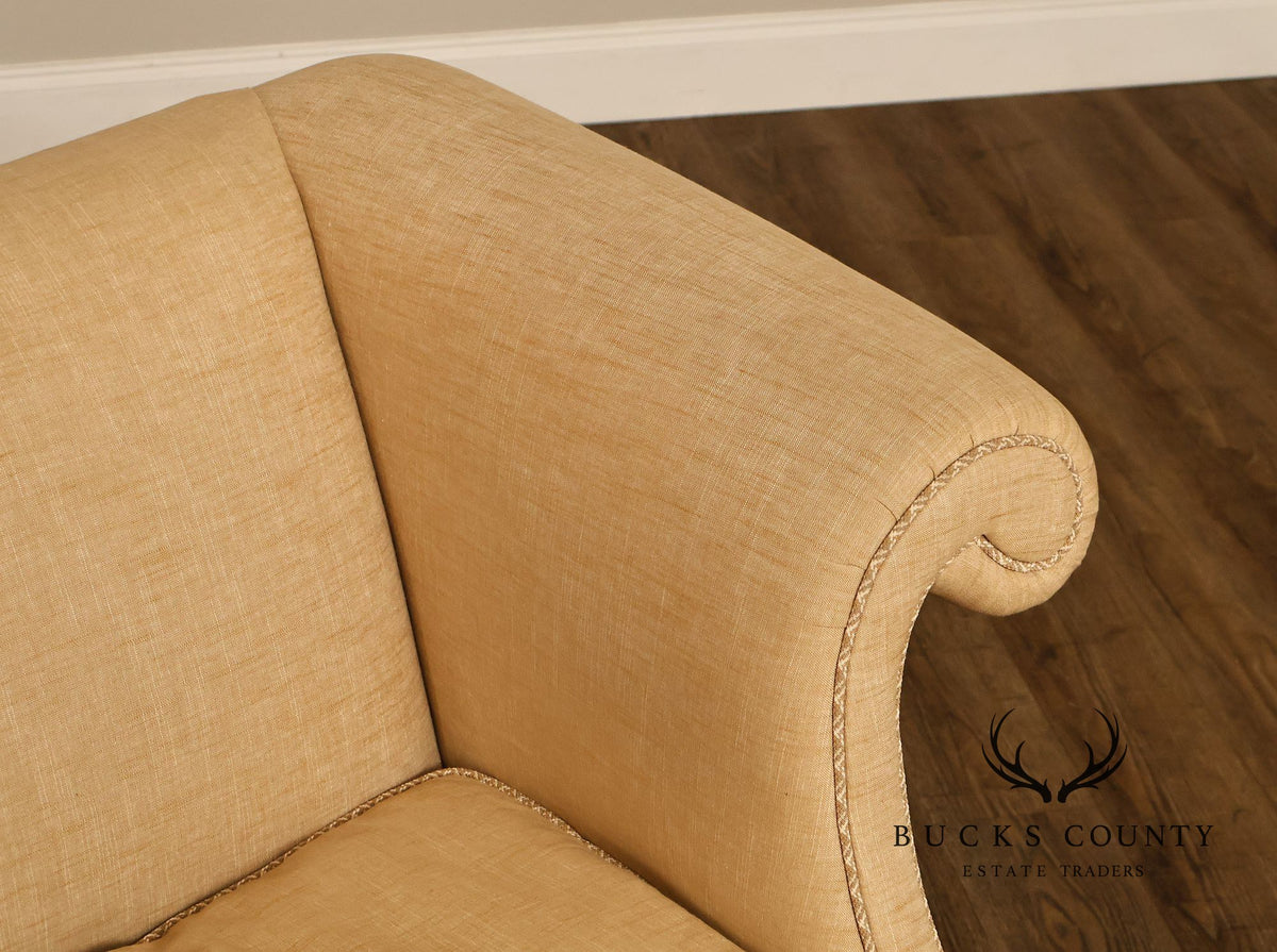 Hickory Chair Chippendale Style Camelback Sofa