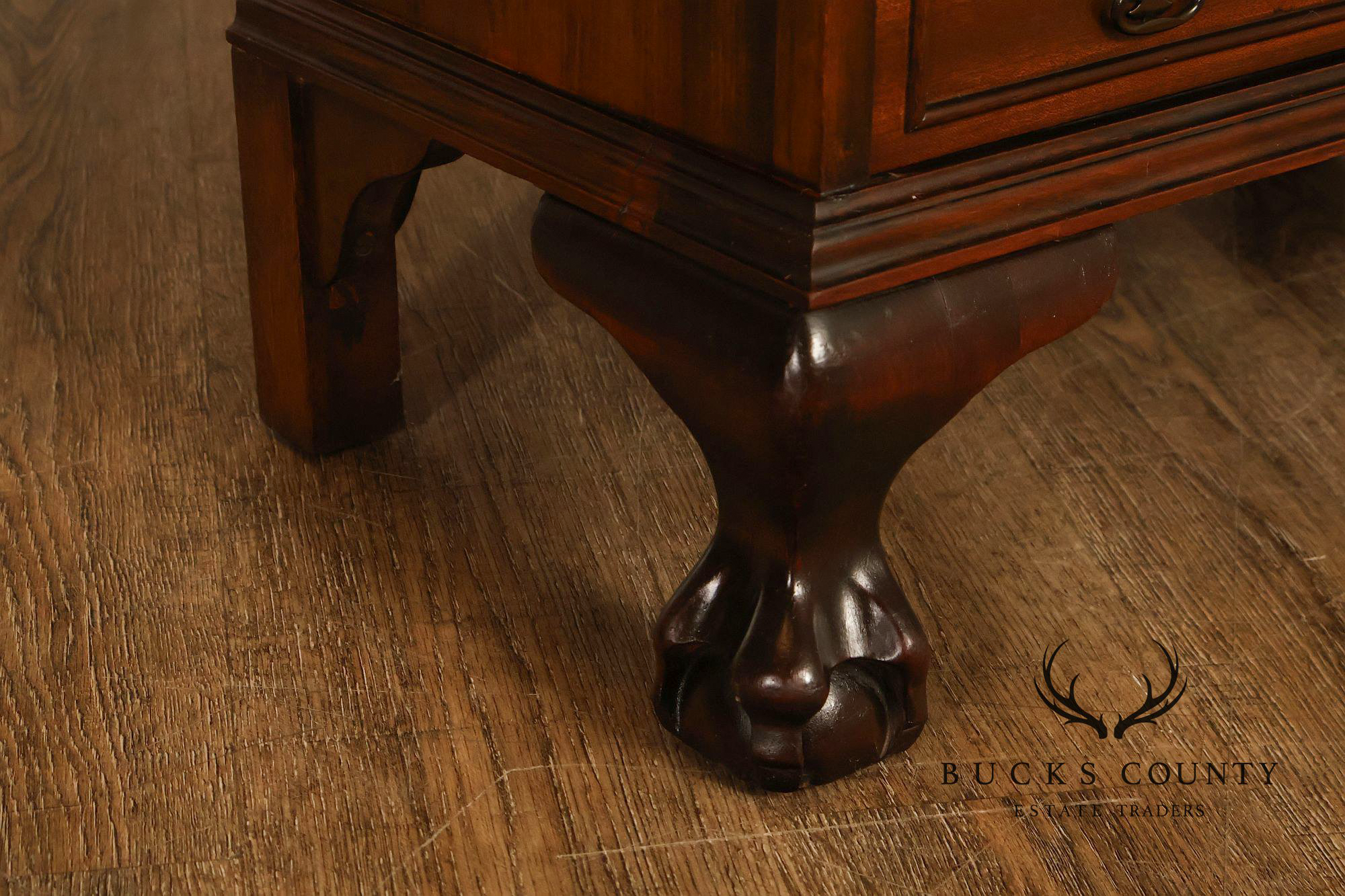 1940's Chippendale Style Mahogany Single Door By Wasmuth-Goodrich