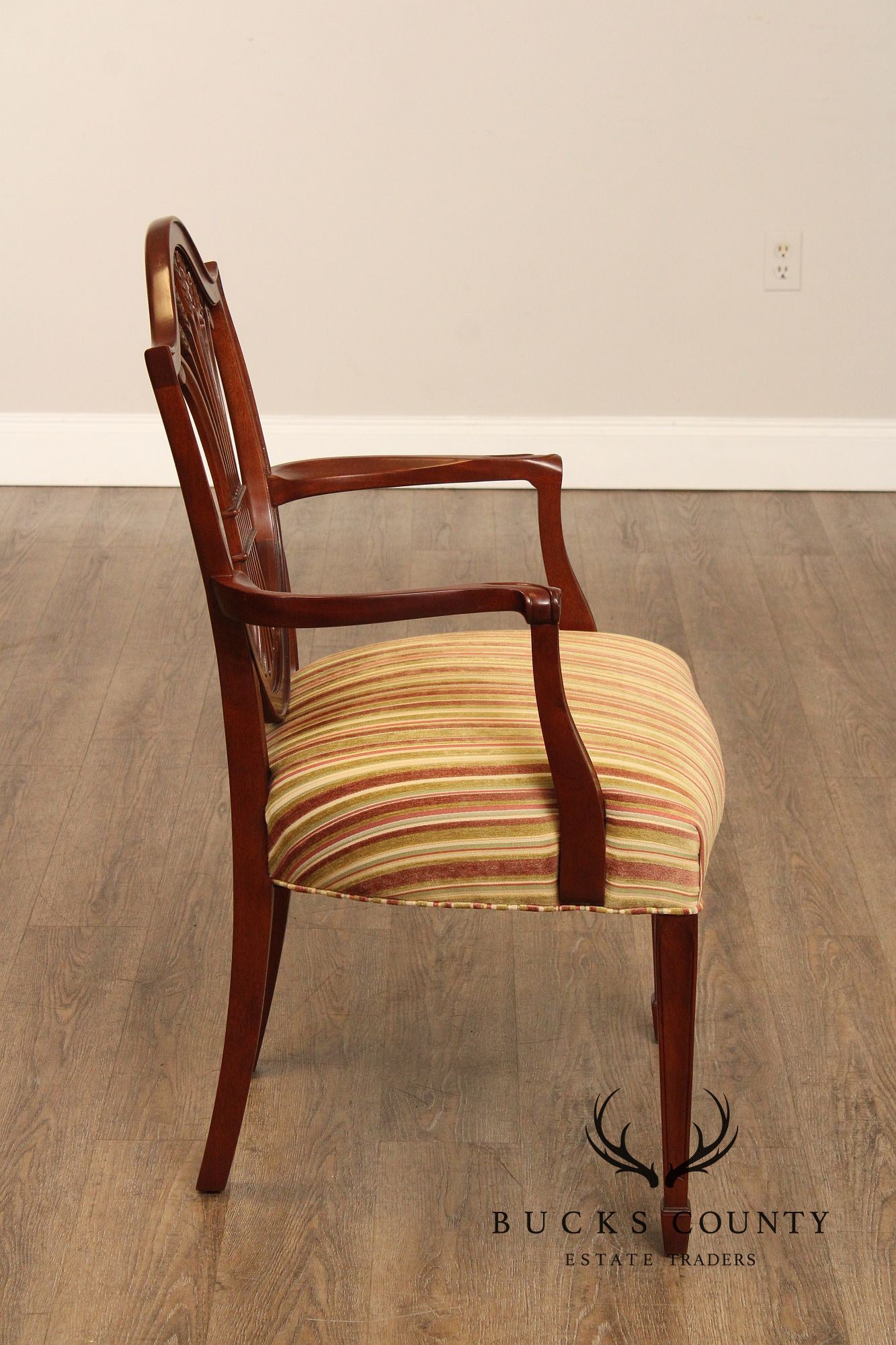 Stickley Hepplewhite Style Mahogany Dining Armchair