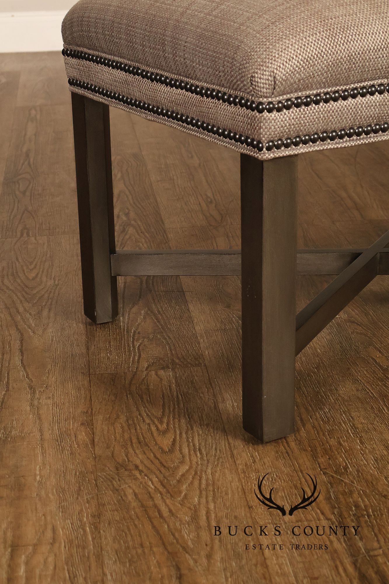Ethan Allen Lyle Contemporary Upholstered Bench