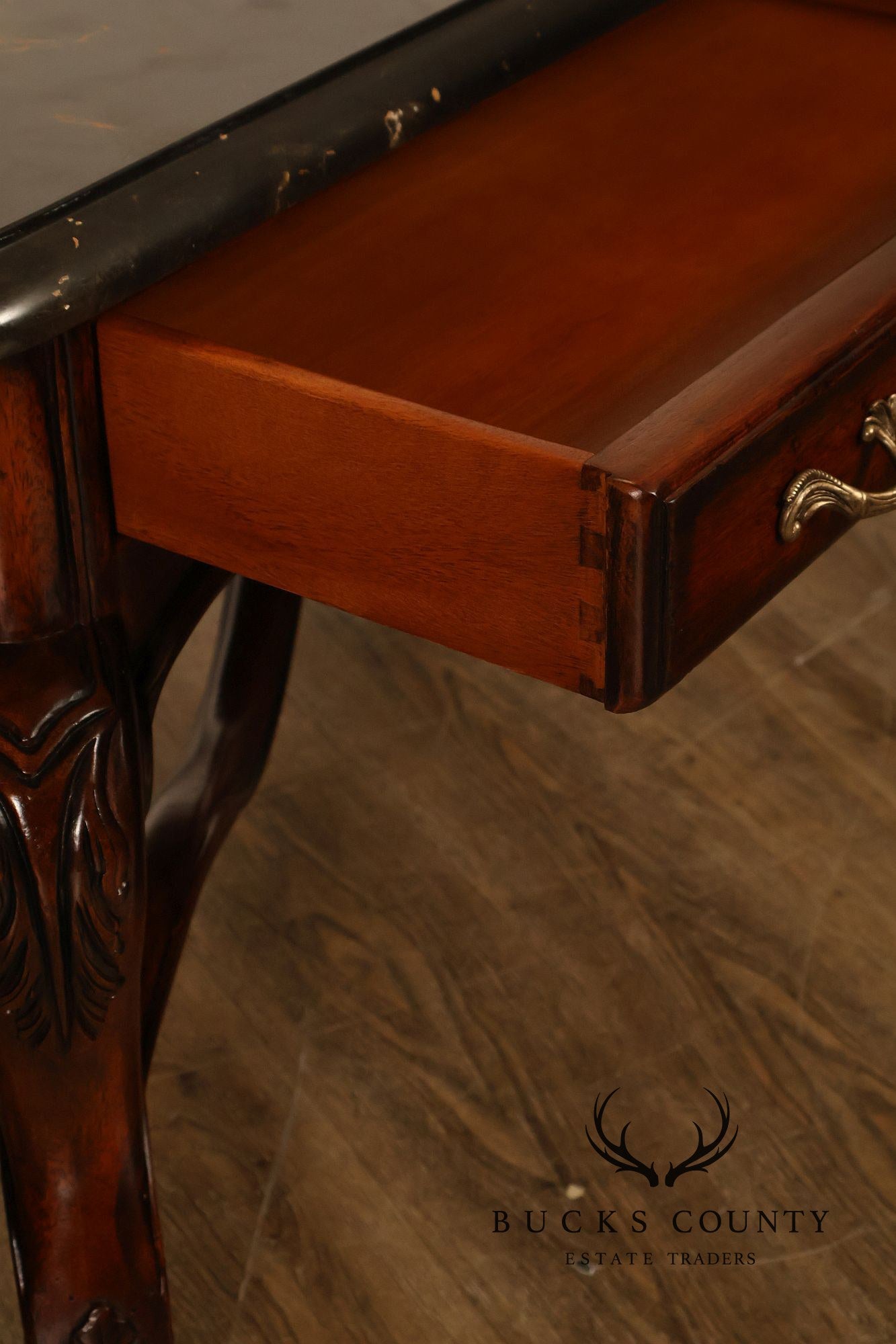 Henredon Carlyle Collection Louis XV Style Marble Top Cocktail Table
