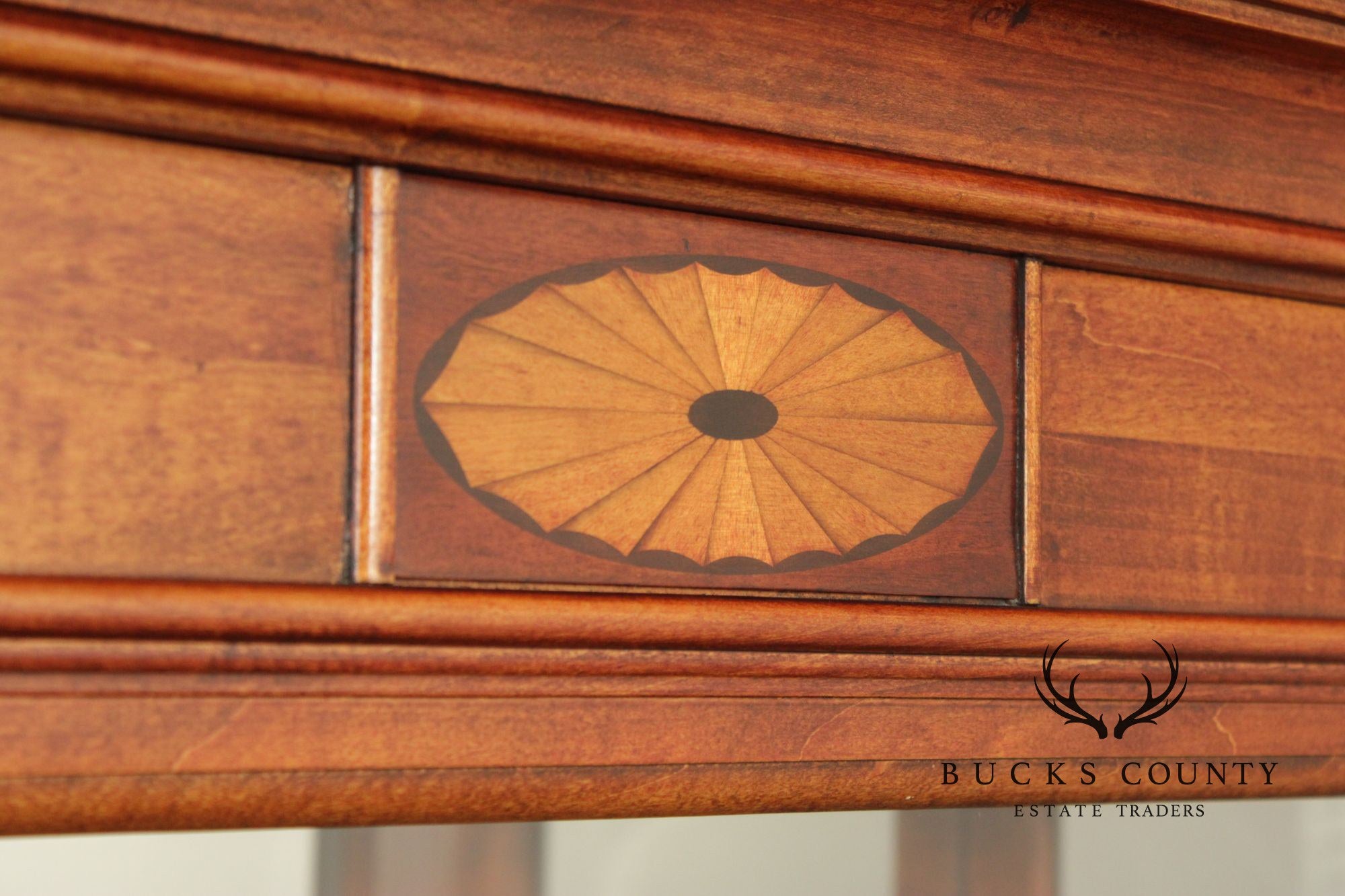 Howard Mill Federal Style Cherry Collector's Cabinet