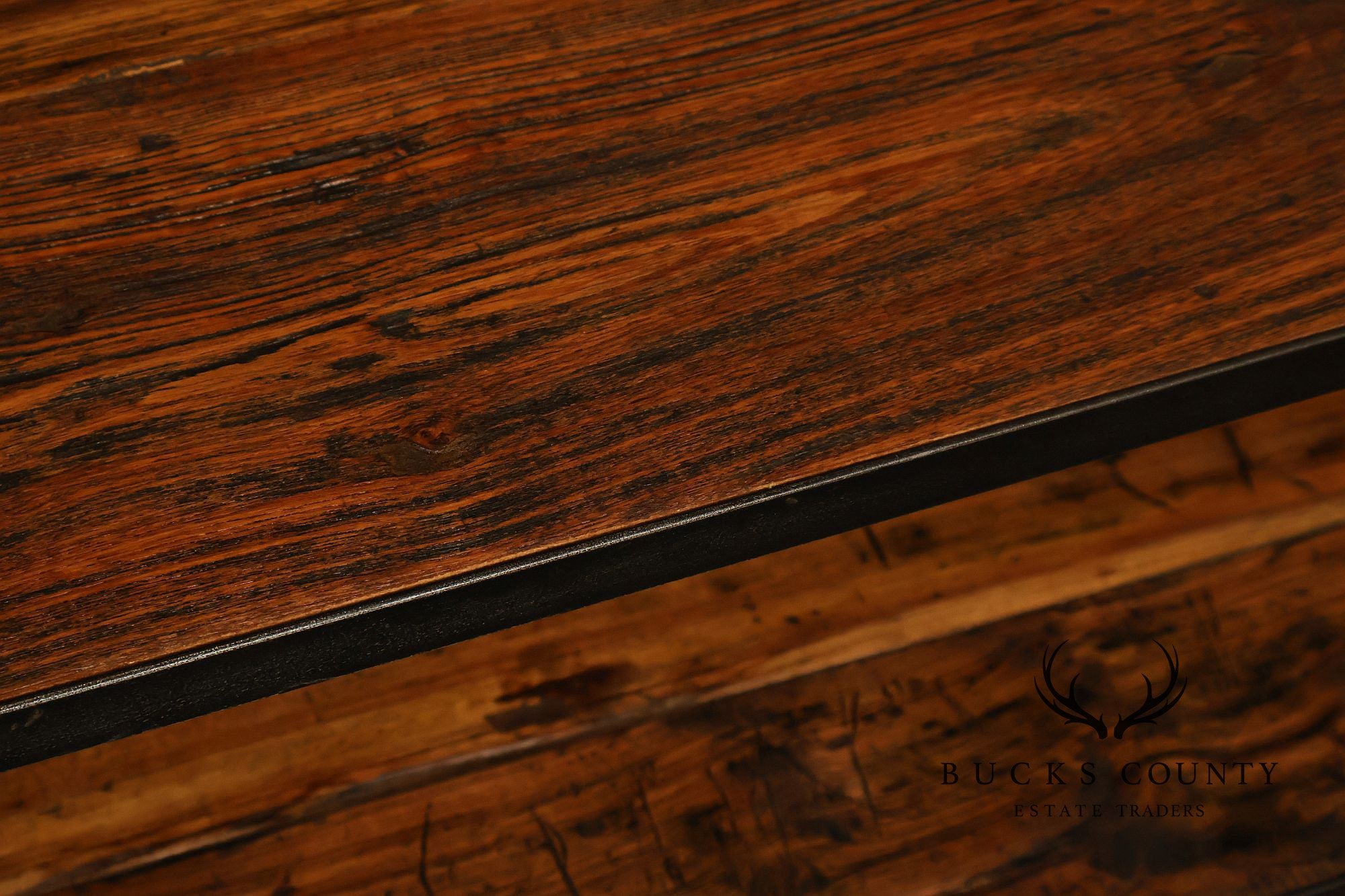 Industrial Style Two-Tier Rolling Coffee table