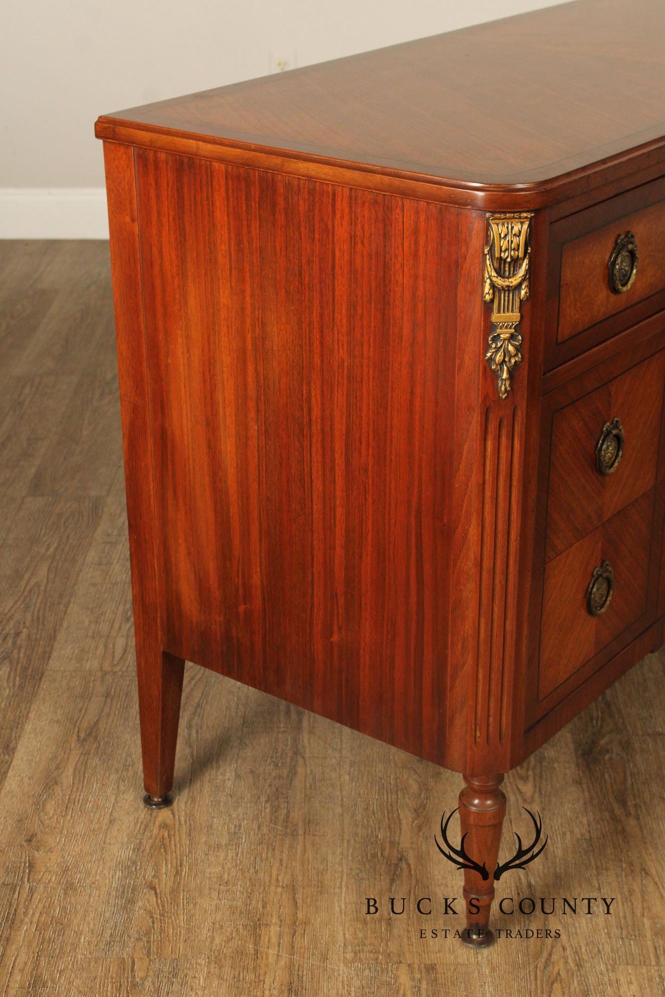 Tobey Furniture Co. French Louis XVI Style 1930's Walnut Commode