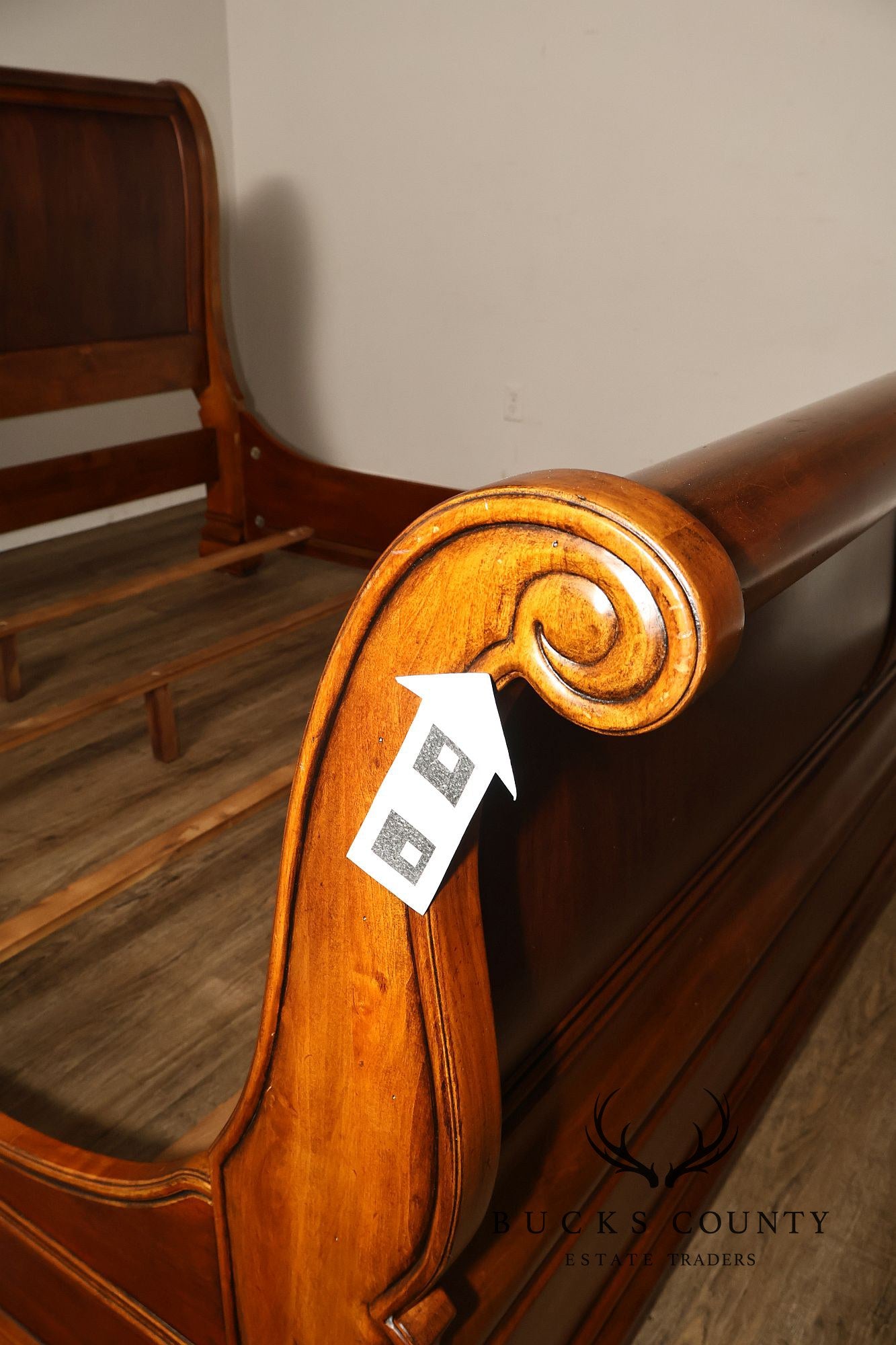 Ethan Allen Tuscany Collection King Size Sleigh Bed