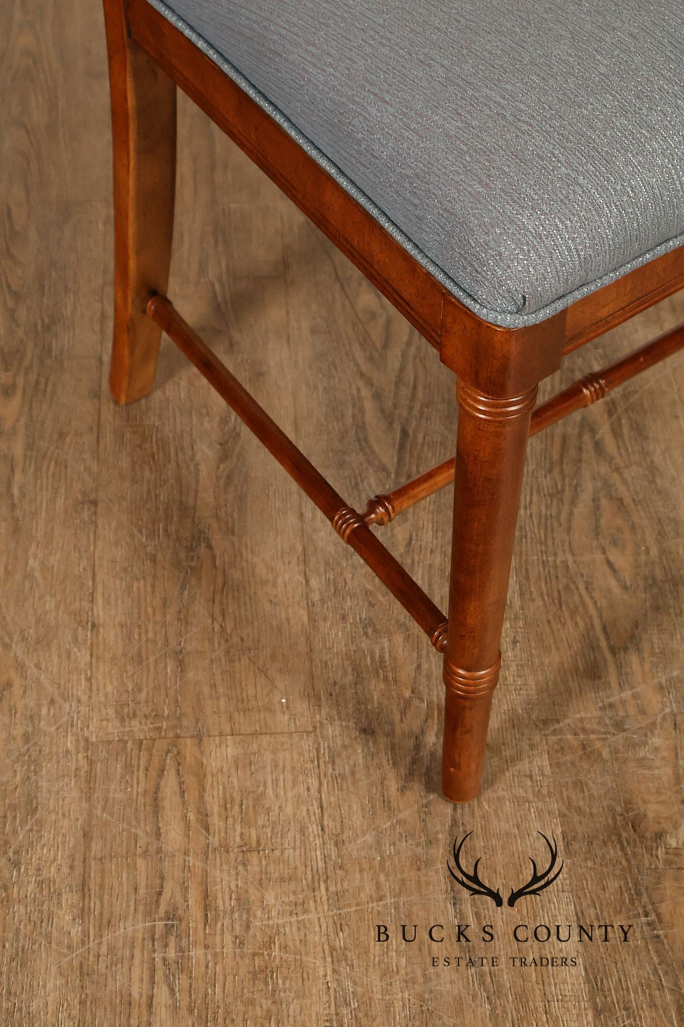 Drexel Heritage Vintage Set of Six Faux Bamboo Dining Chairs
