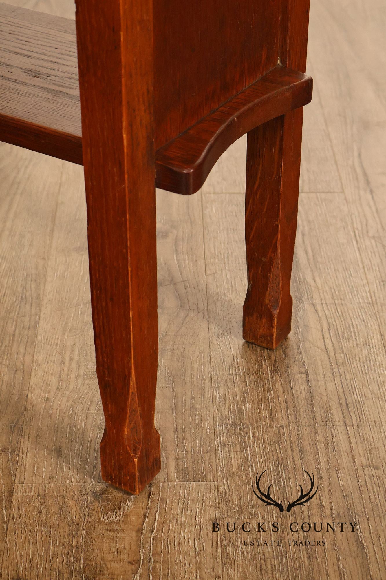 Antique Arts And Crafts Mission Oak Imperial Stand