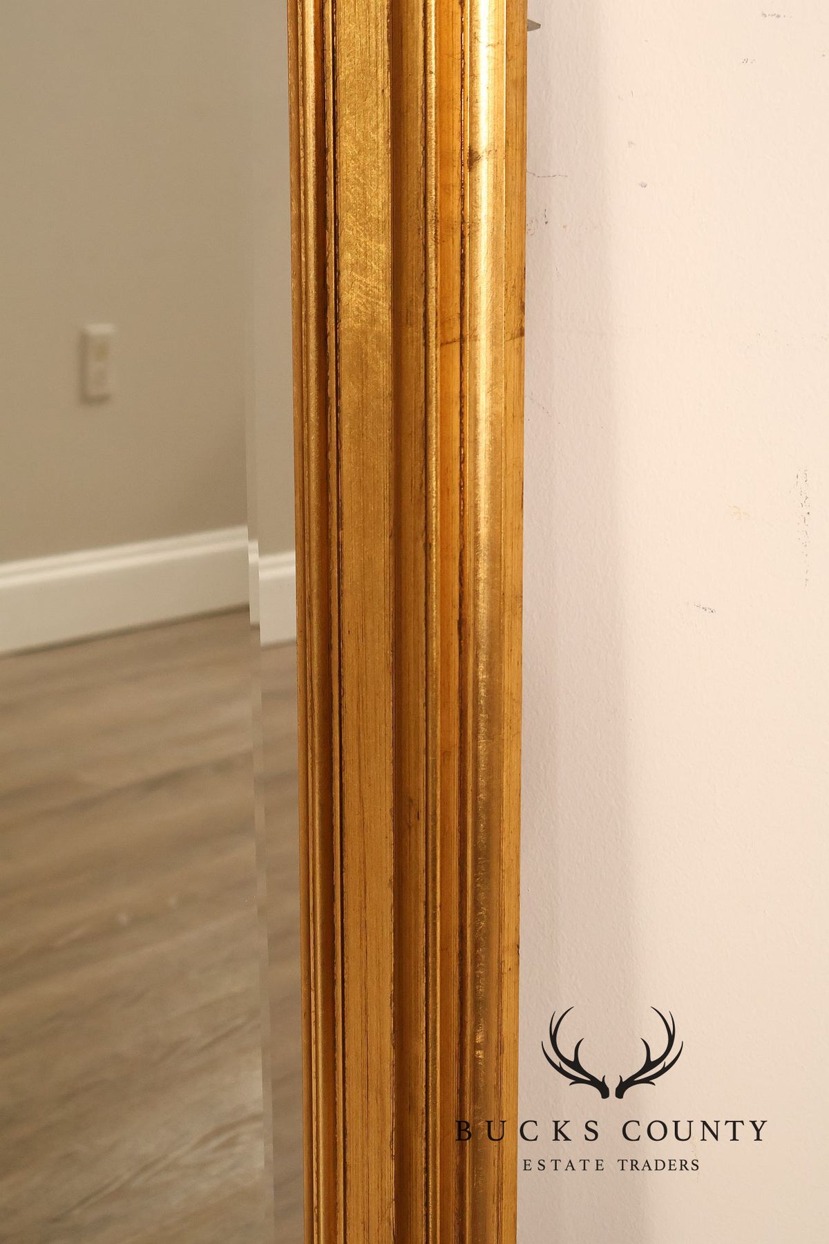 Traditional Gold Gilt Frame Beveled Wall Mirror