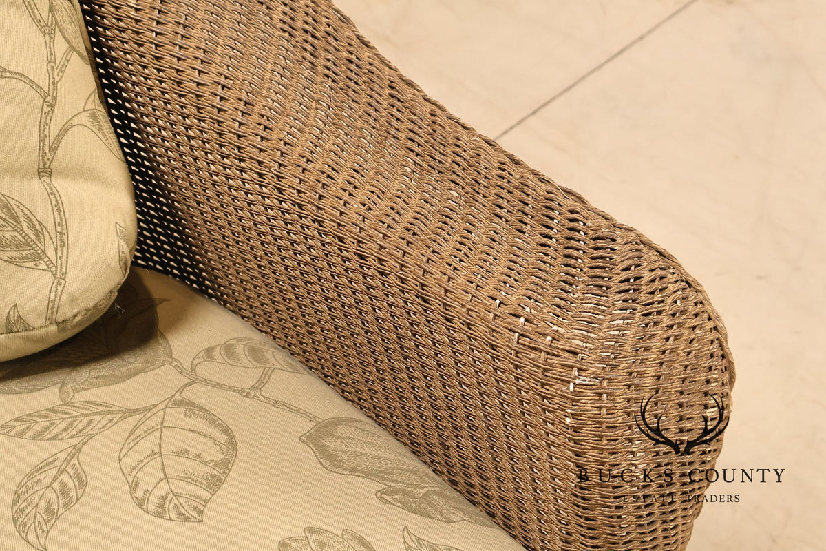 Lloyd Flanders Reflections All-Weather Lloyd Loom Wicker Loveseat