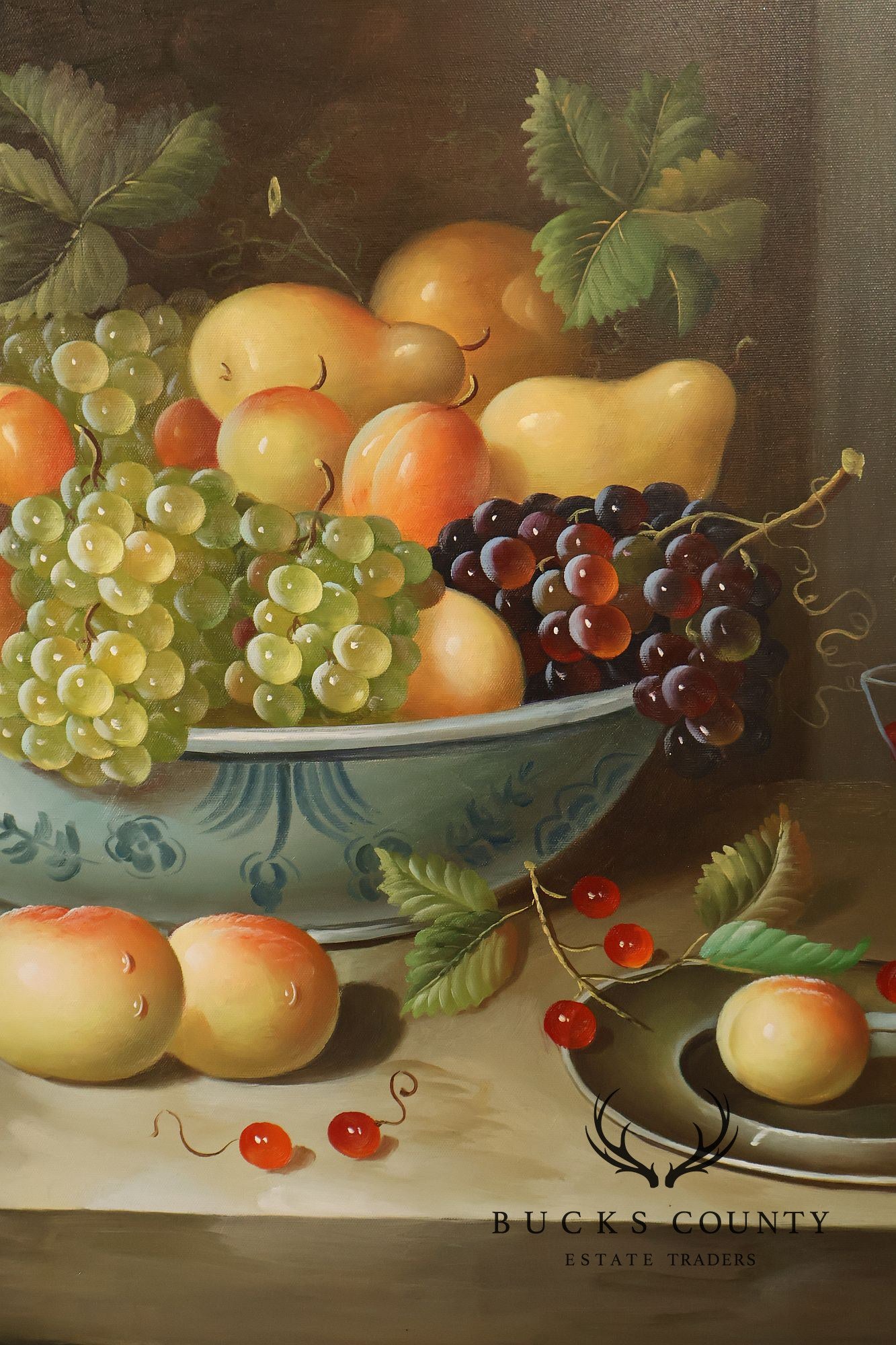 J. Abrams Still-Life Painting of Fruit