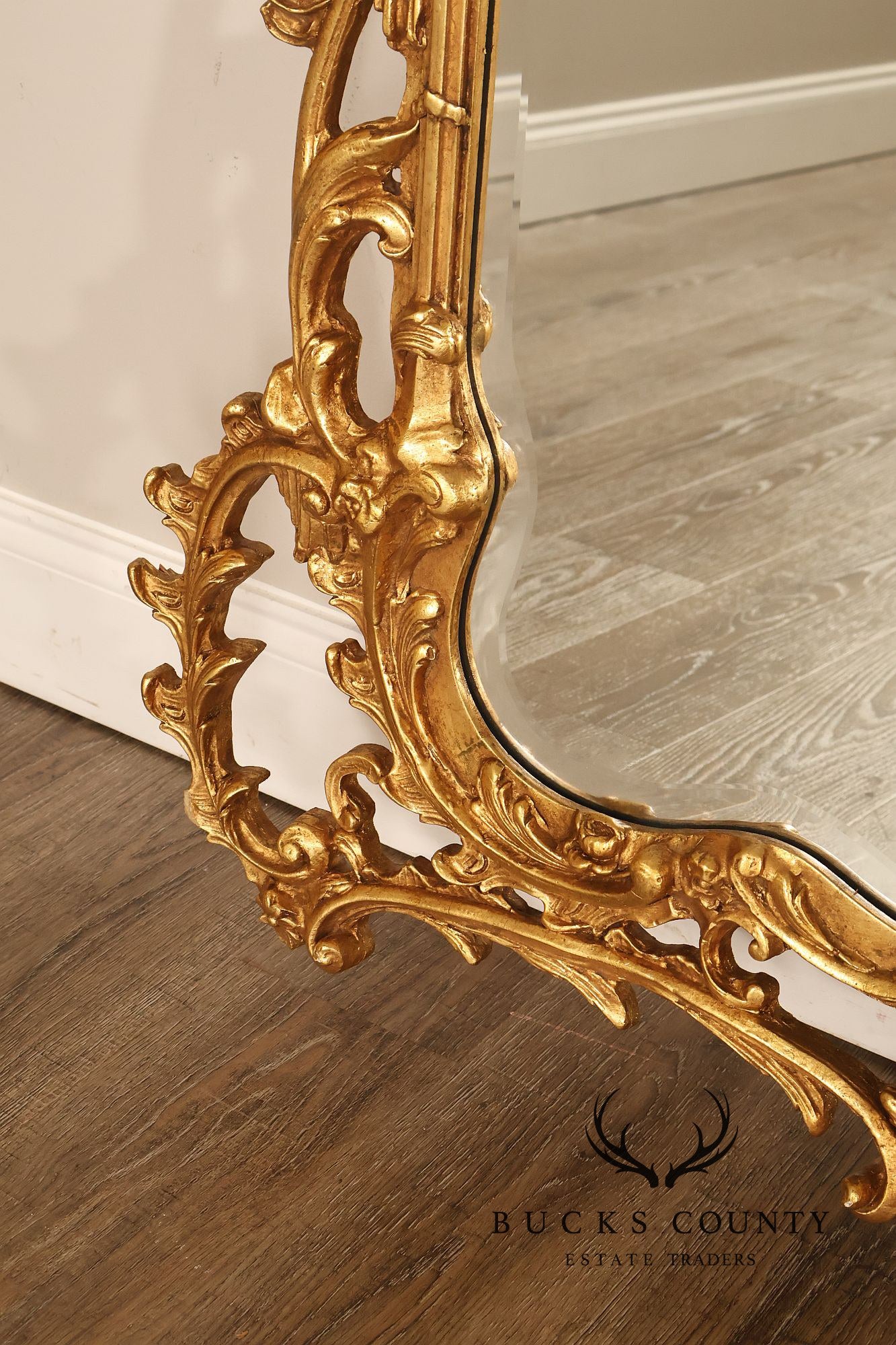 Friedman Brothers Large Giltwood Wall Mirror