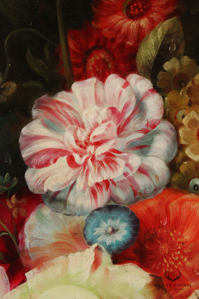 Giltwood Framed Floral Still-Life Oil Painting