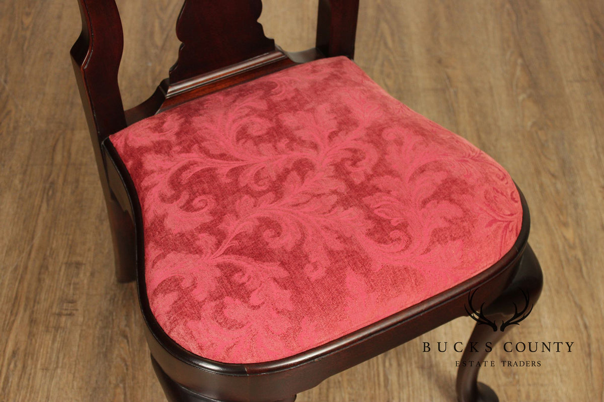Stickley Colonial Williamsburg Set Of Six Mahogany Dining Chairs