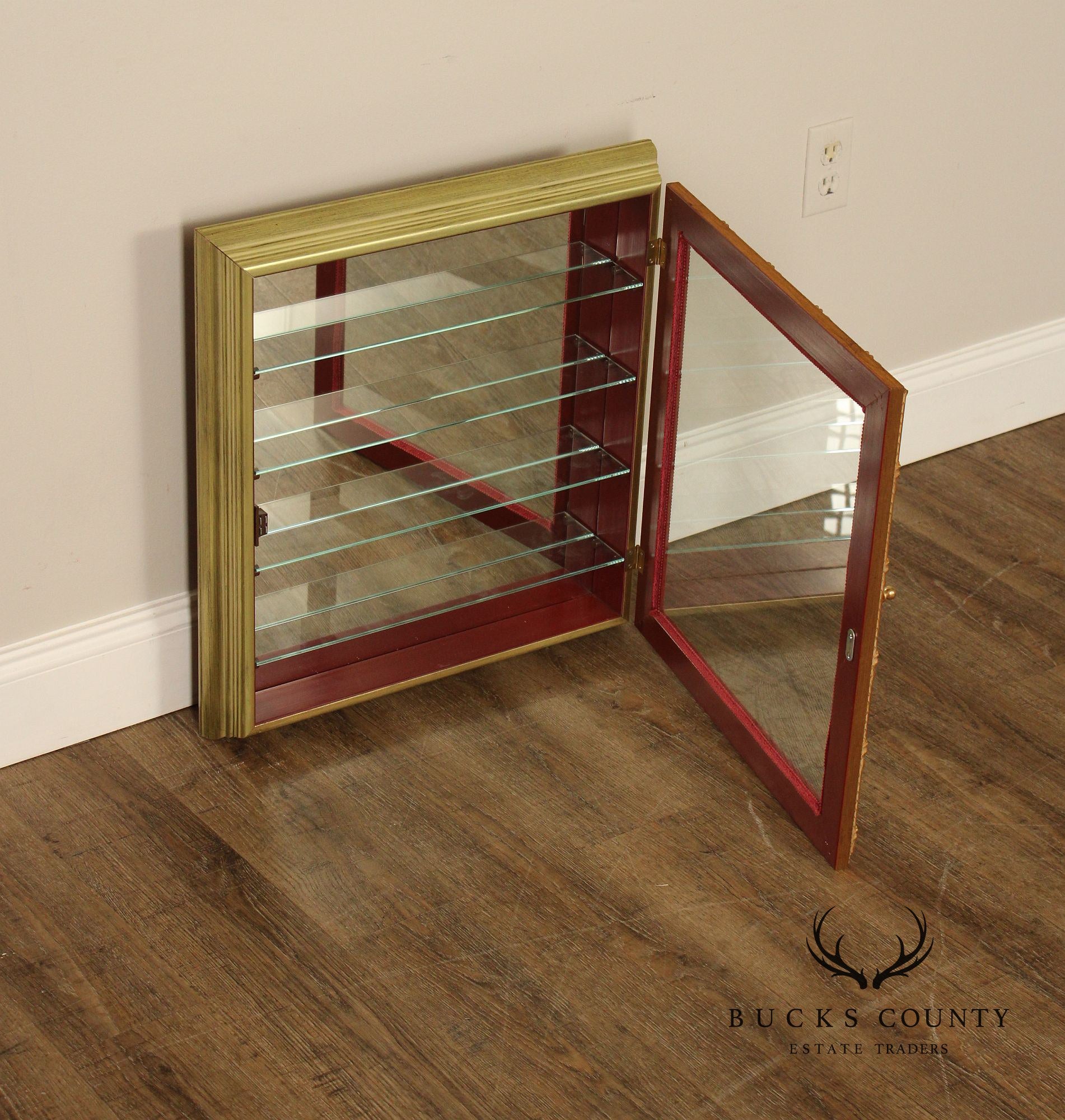 Italian Gold Framed Hanging Display Case