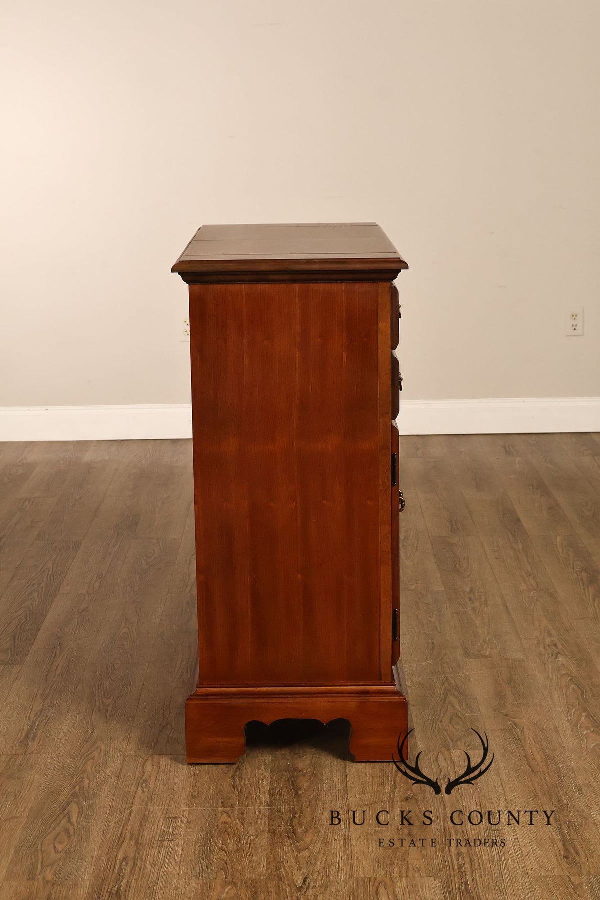 American Drew Chippendale Style Cherry Flip Top Server