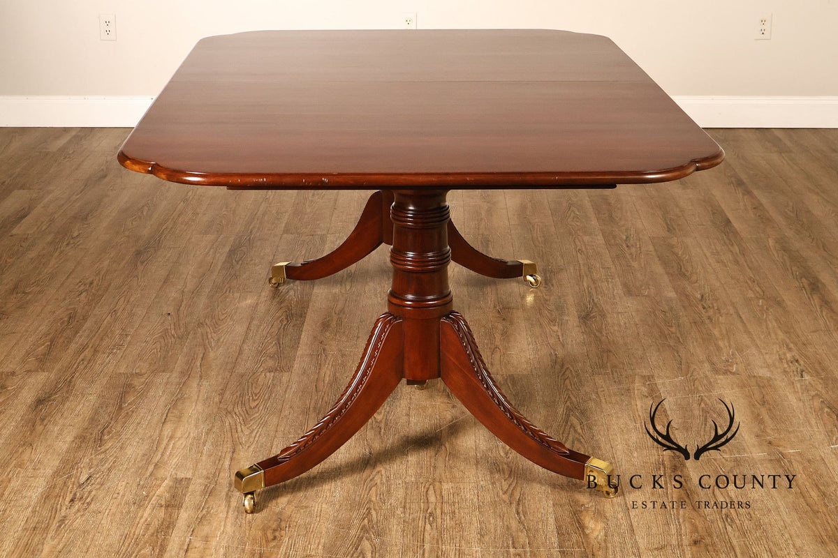 Statton Cherry Double Pedestal Dining Table