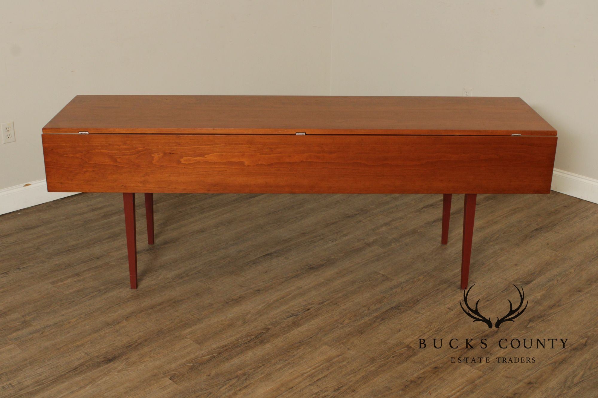 Wayne Kramer Bench Made Drop Leaf Harvest Dining Table