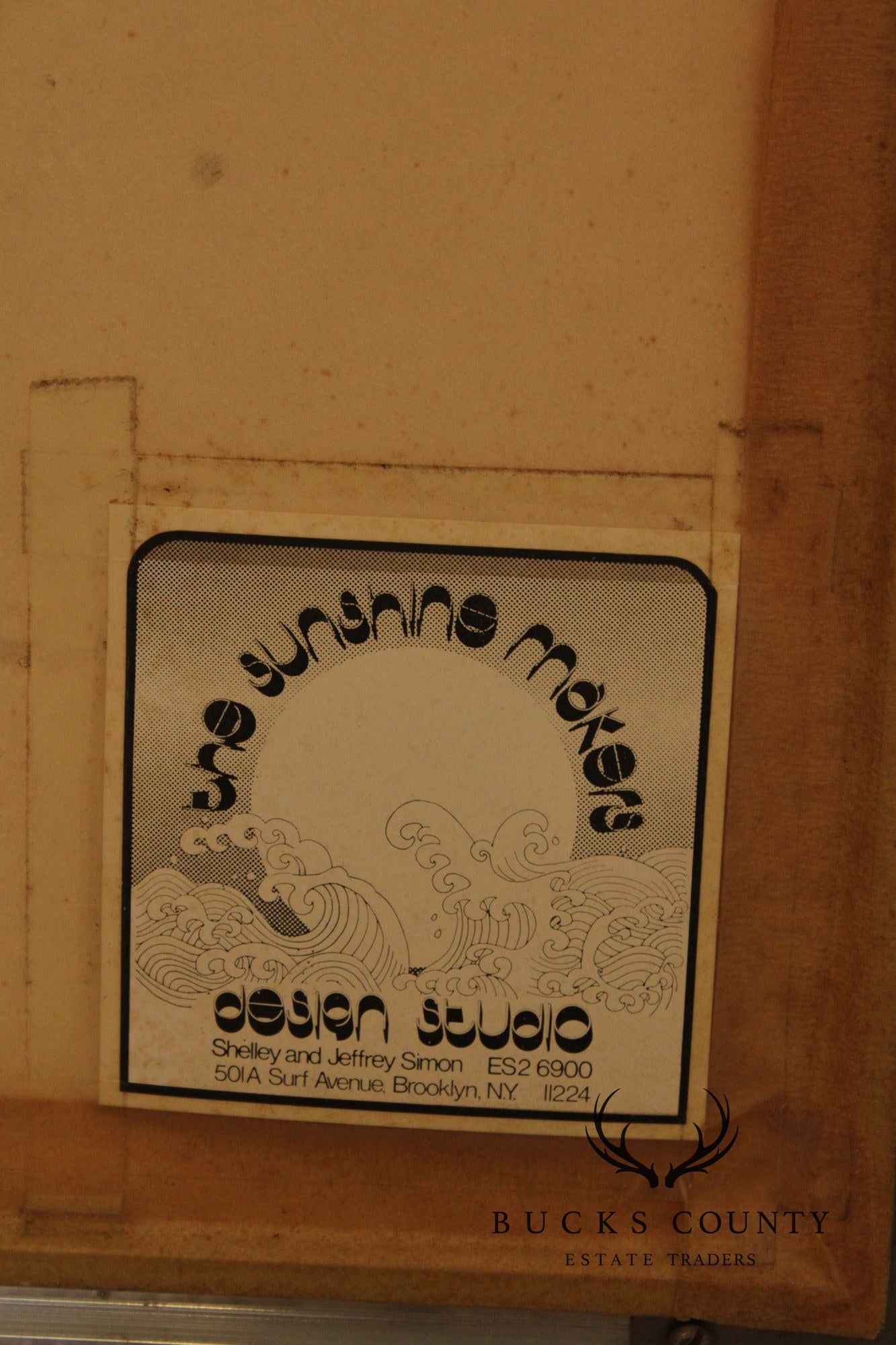 Shelley Simon Framed Linocut, Historic Cape May Douglas Gregory House