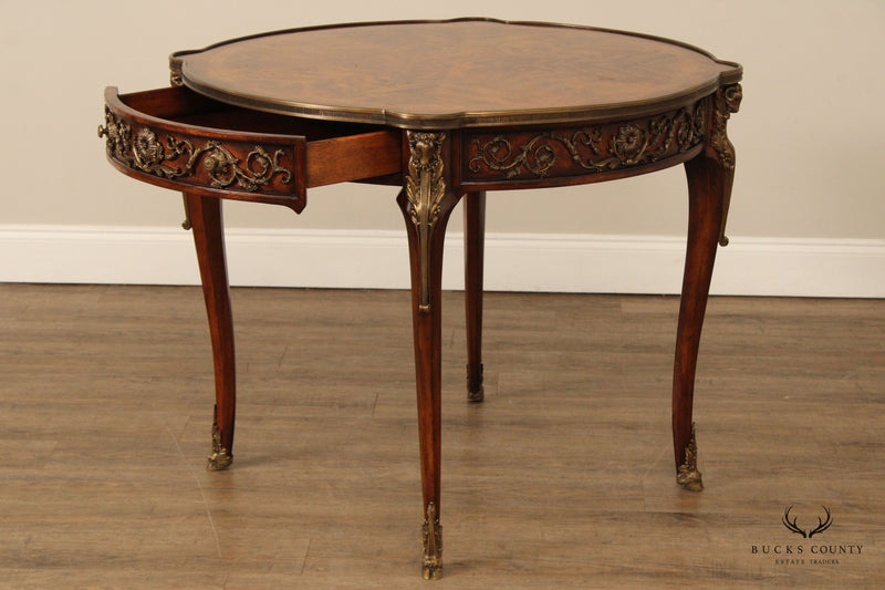 Theodore Alexander Essential Collection Mahogany Louis XV Style Center Table