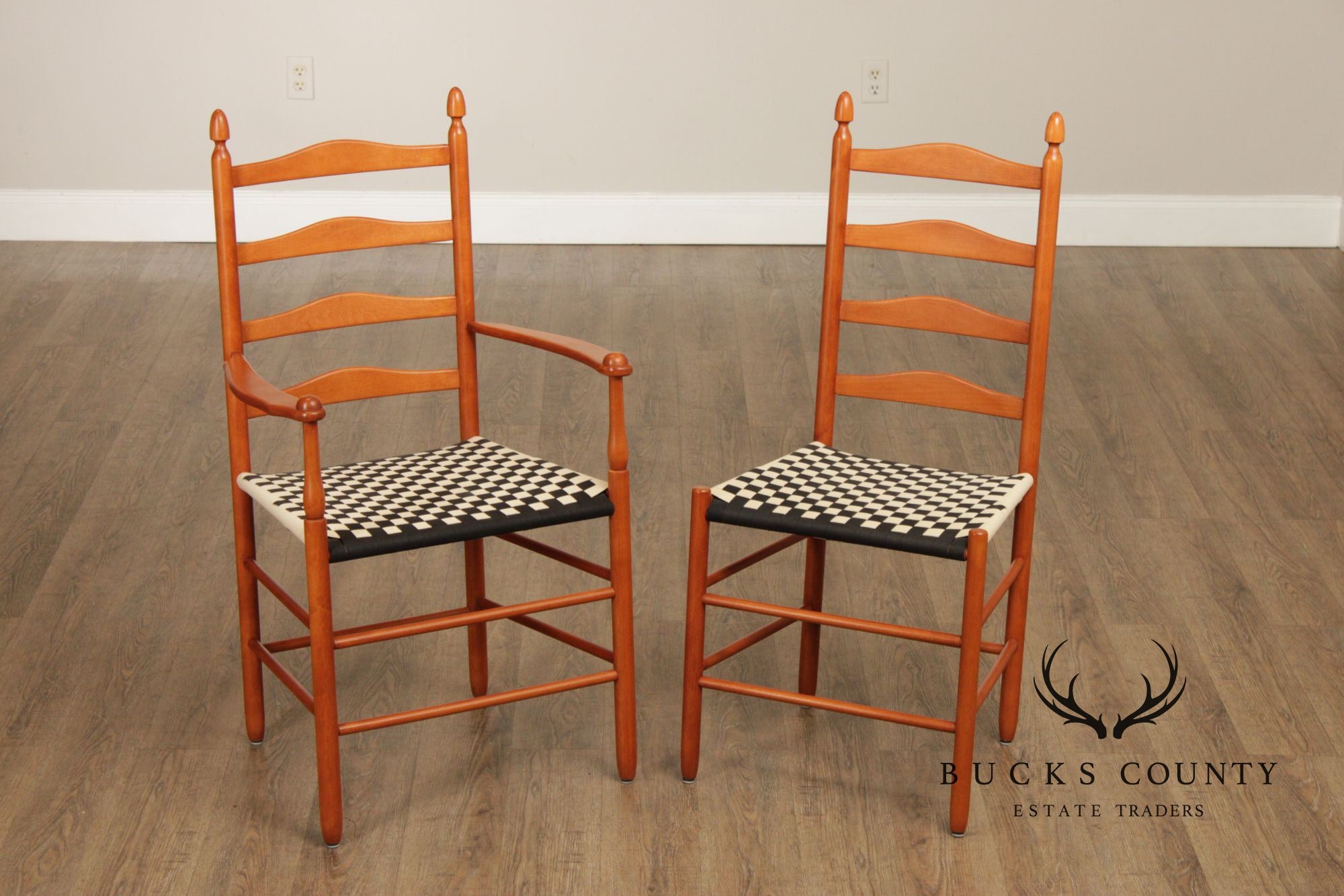 Shaker Workshops Set of Six Maple Dining Chairs