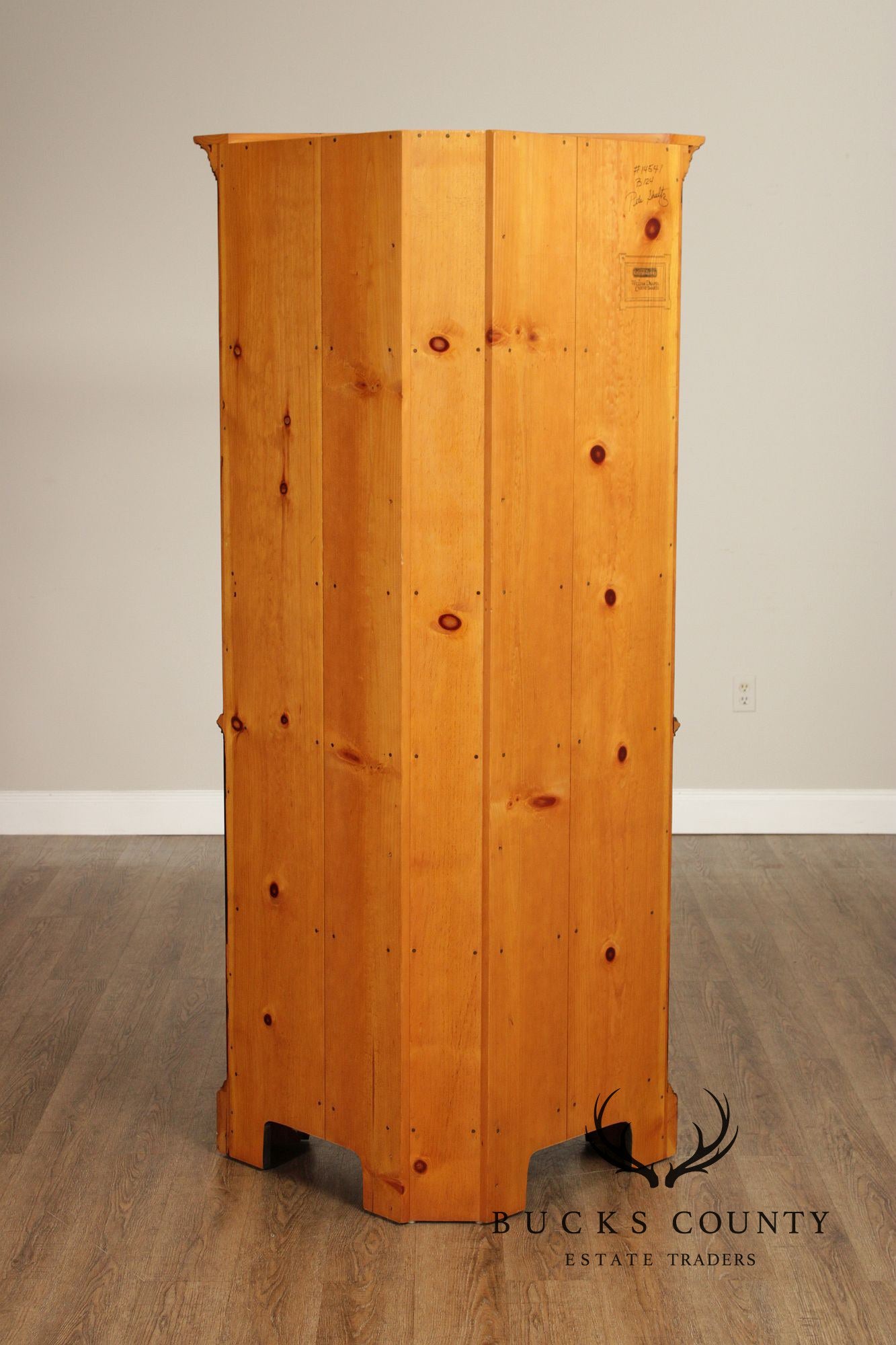 William Draper Country Pine Corner Cabinet